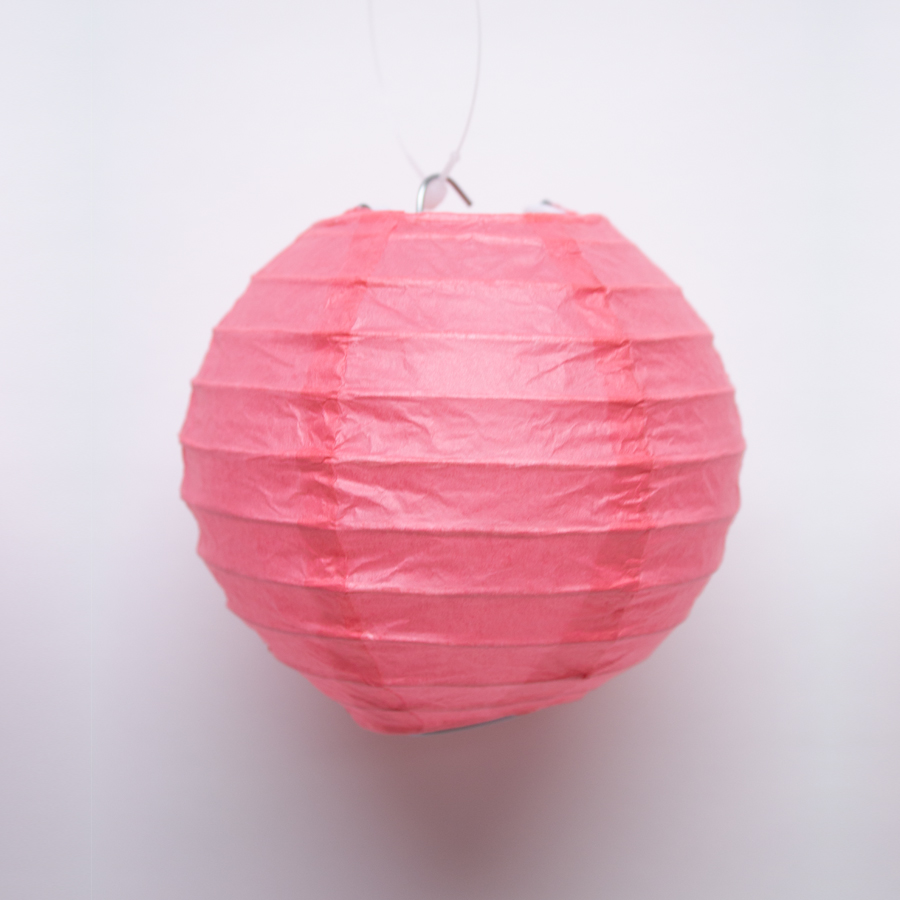 Paper Lantern 4" - Coral