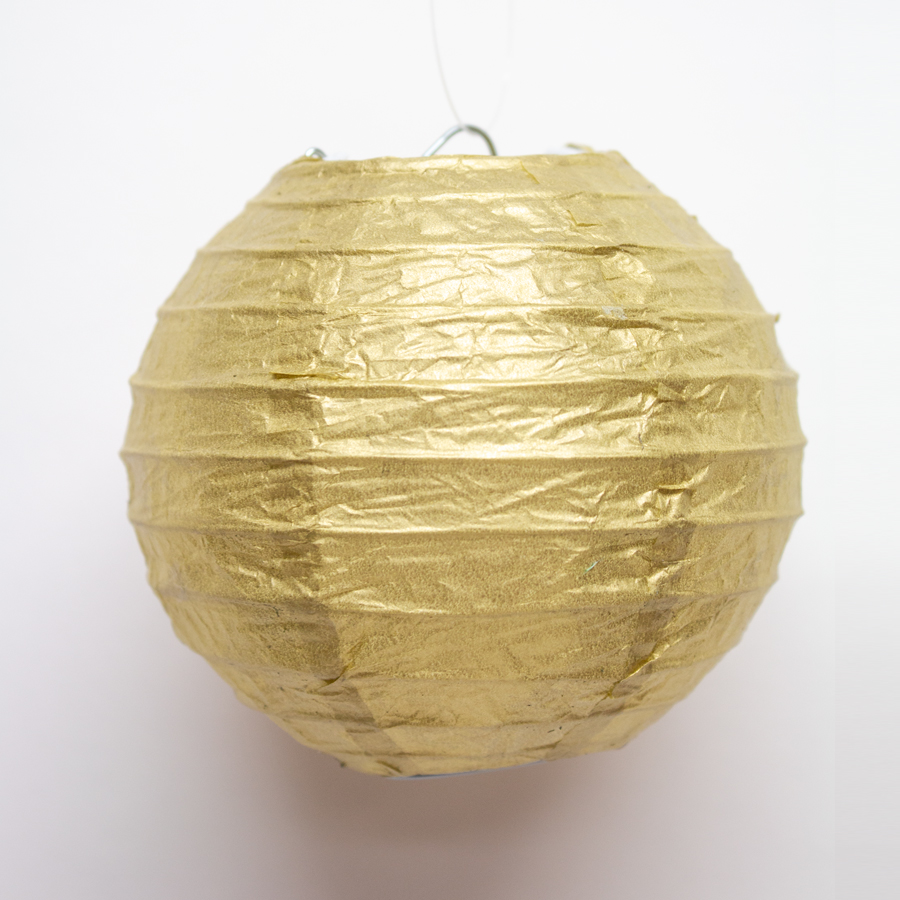 Paper Lantern 4" - Gold