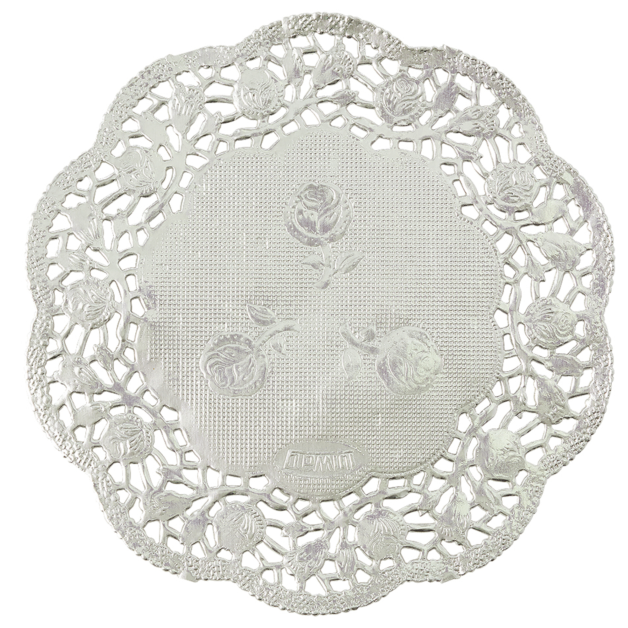 Round Paper Doilies 4" 100pc/bag - Silver