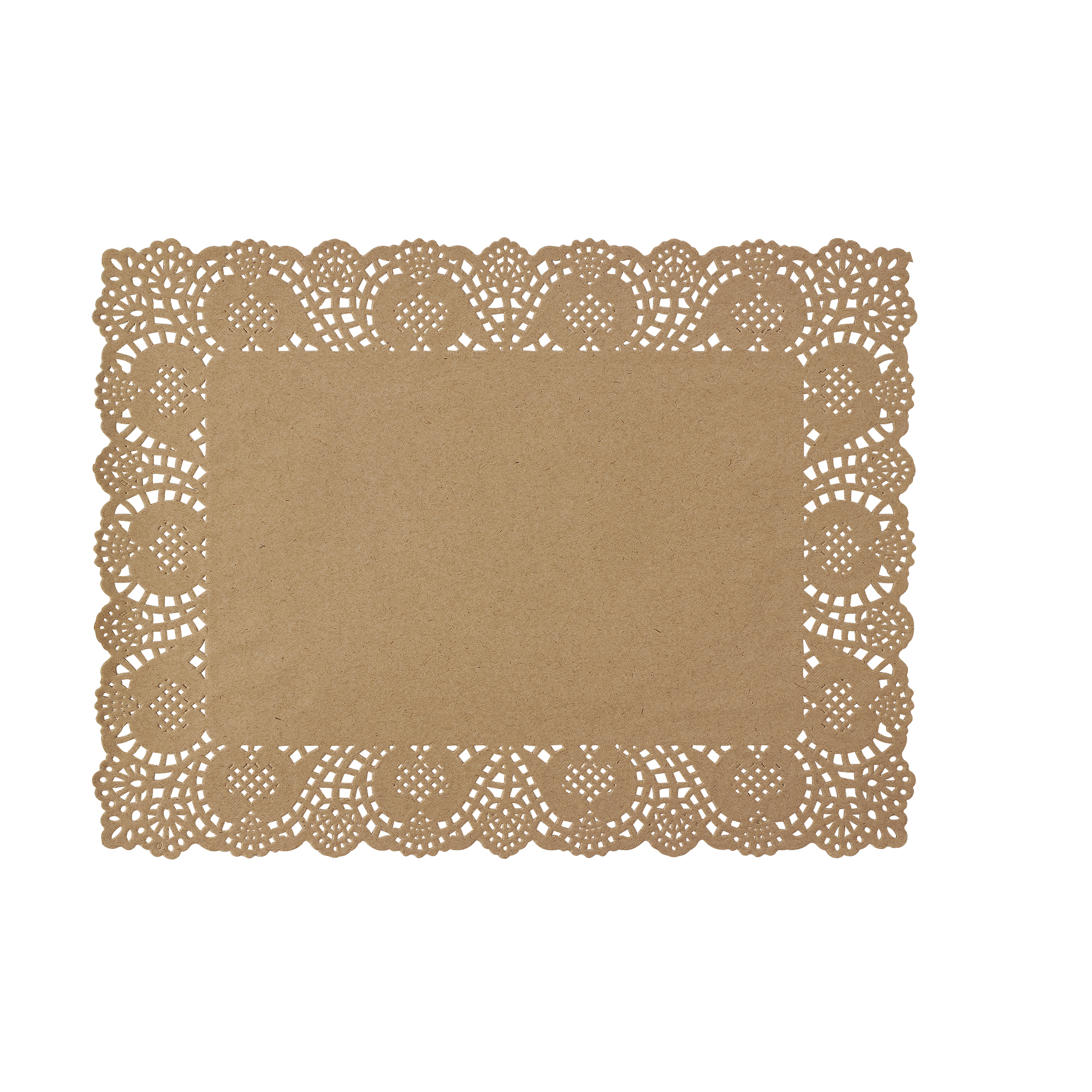 Rectangle Paper Doilies 15½" 250pc/bag - Natural