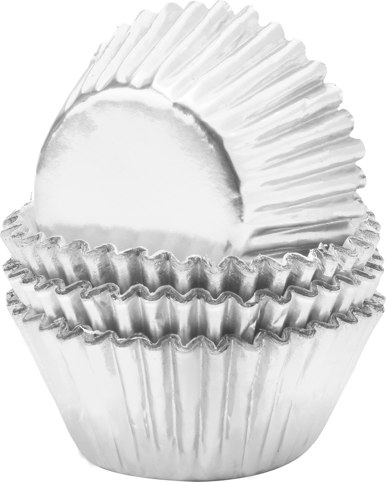 Cupcake Liners 2½" 500pc/bag - Silver