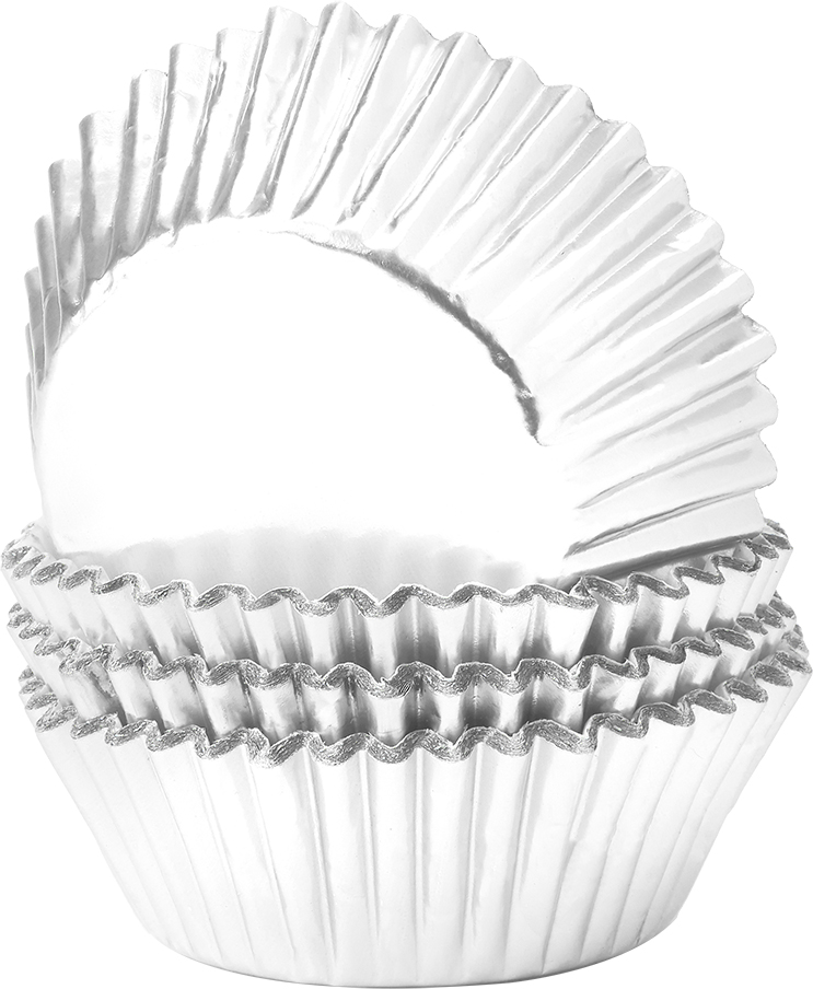 Cupcake Liners 3" 500pc/bag - Silver