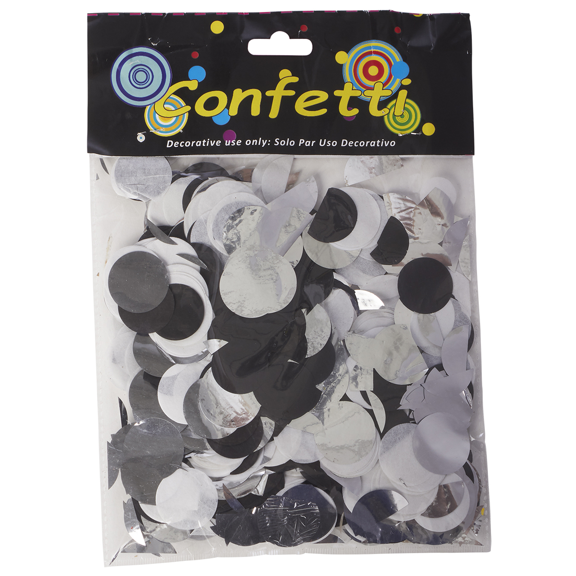 Mixed Confetti 1" 30g/bag - Silver