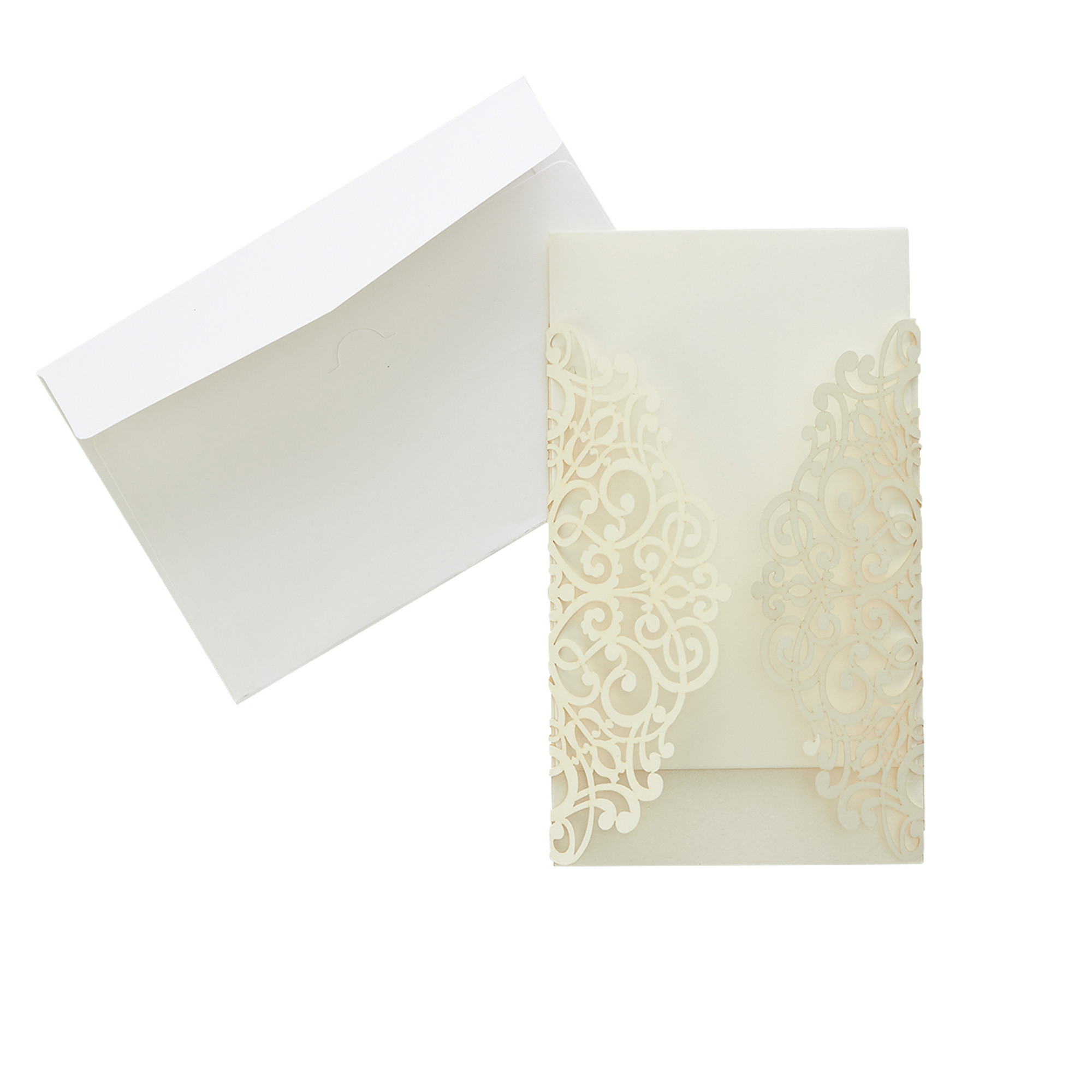 Invitation Cards 8pc/bag - White