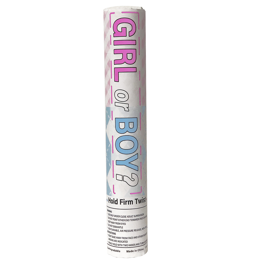 Gender Reveal Confetti Popper - Blue