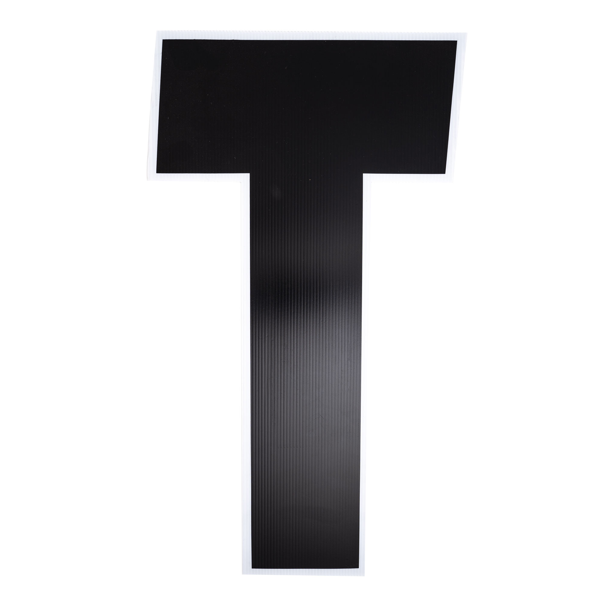 Yard Sign "T" 24" - Black