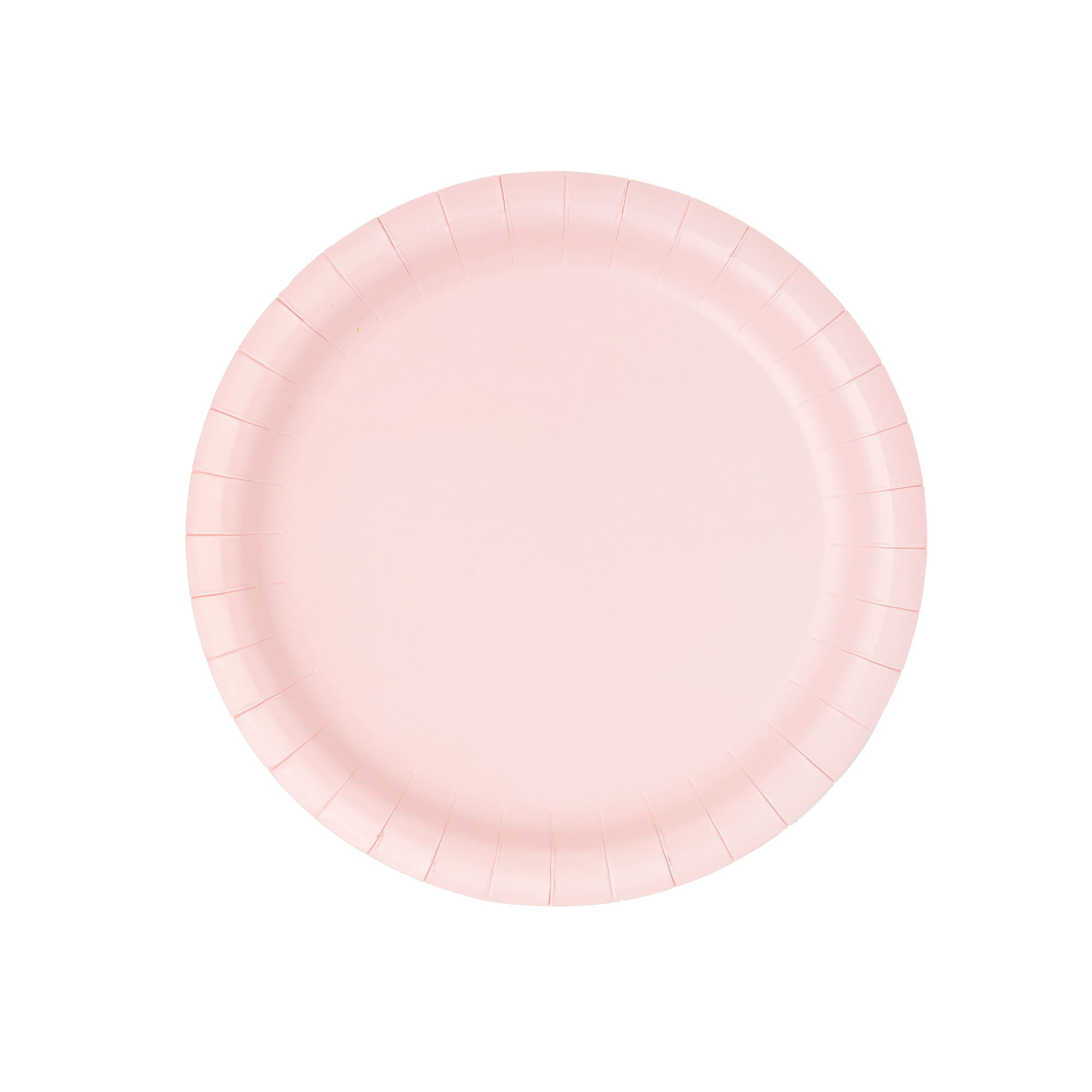 7" Paper Dessert Plate 20pc/pack - Pink