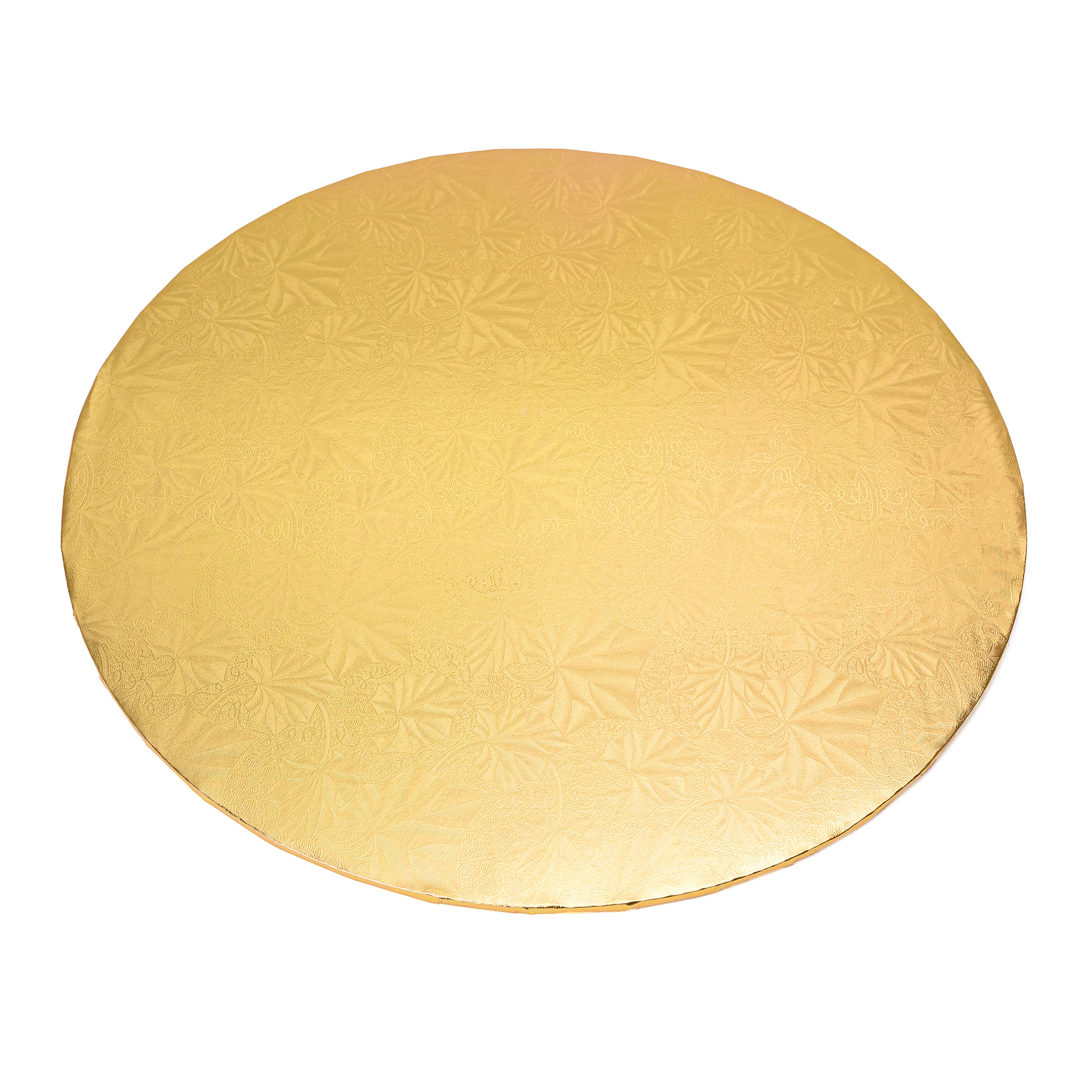 Foil Covered Cake Board 16" 5pc/pack - Gold