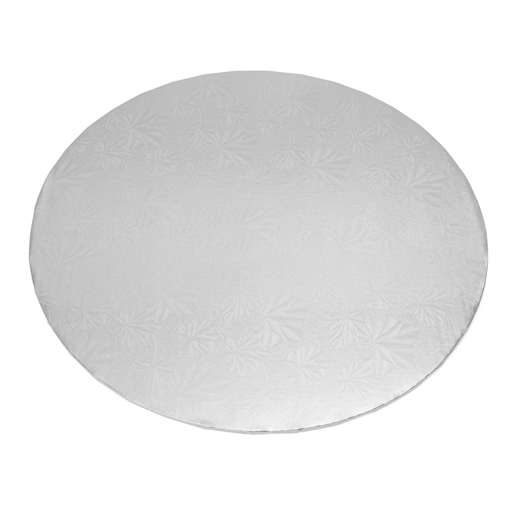 Foil Covered Cake Board 16" 5pc/pack - Silver