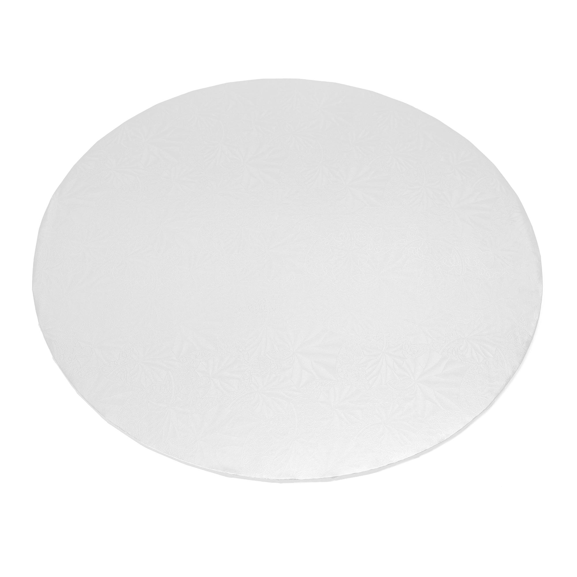 Foil Covered Cake Board 16" 5pc/pack - White