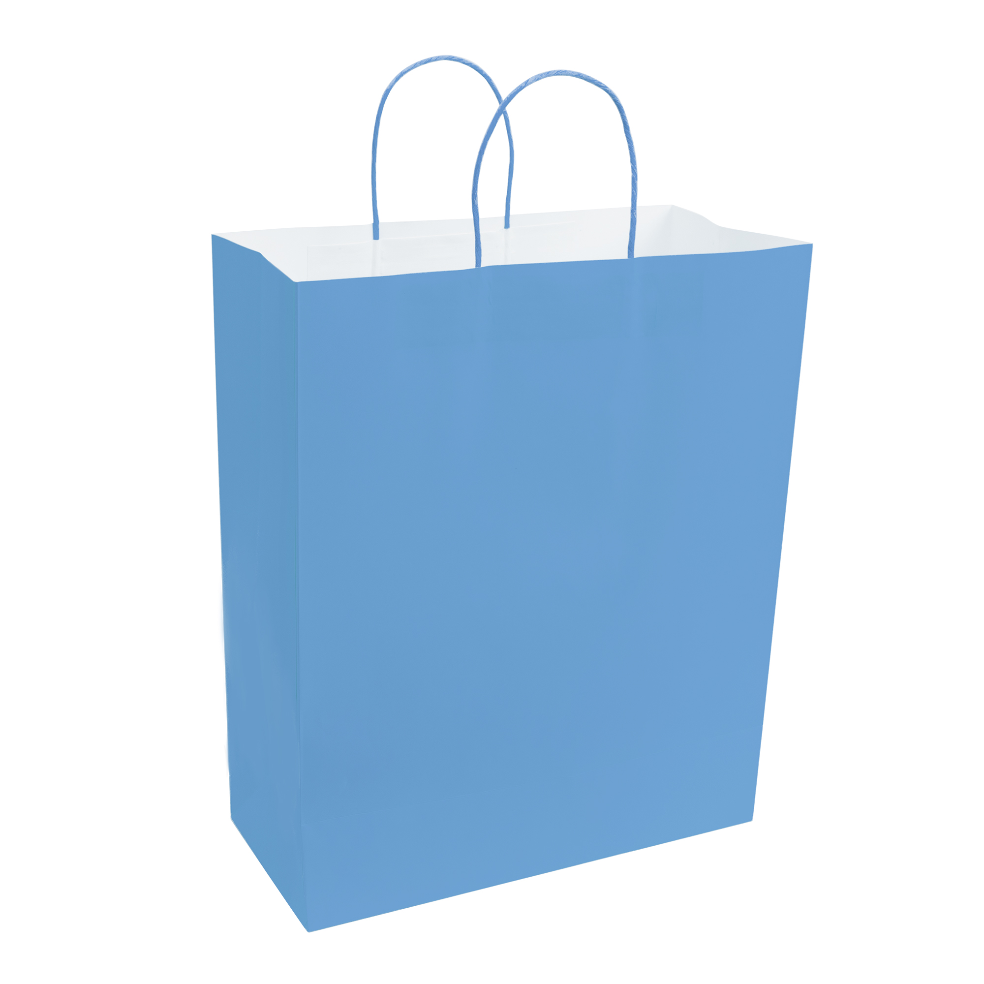Paper Bags with Handles for Favors & Gifts 15¾" - Blue