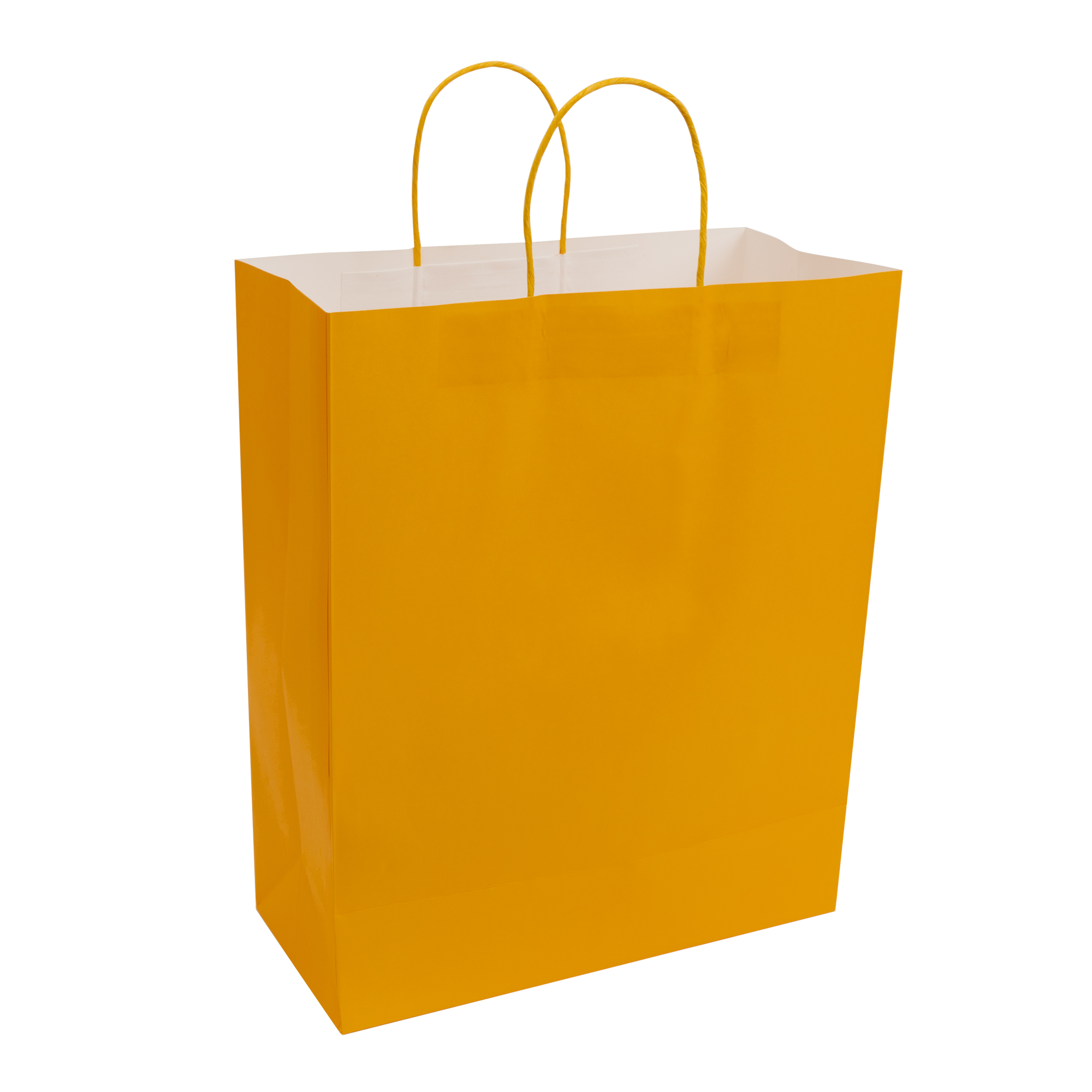Paper Bags with Handles for Favors & Gifts 15¾" - Gold