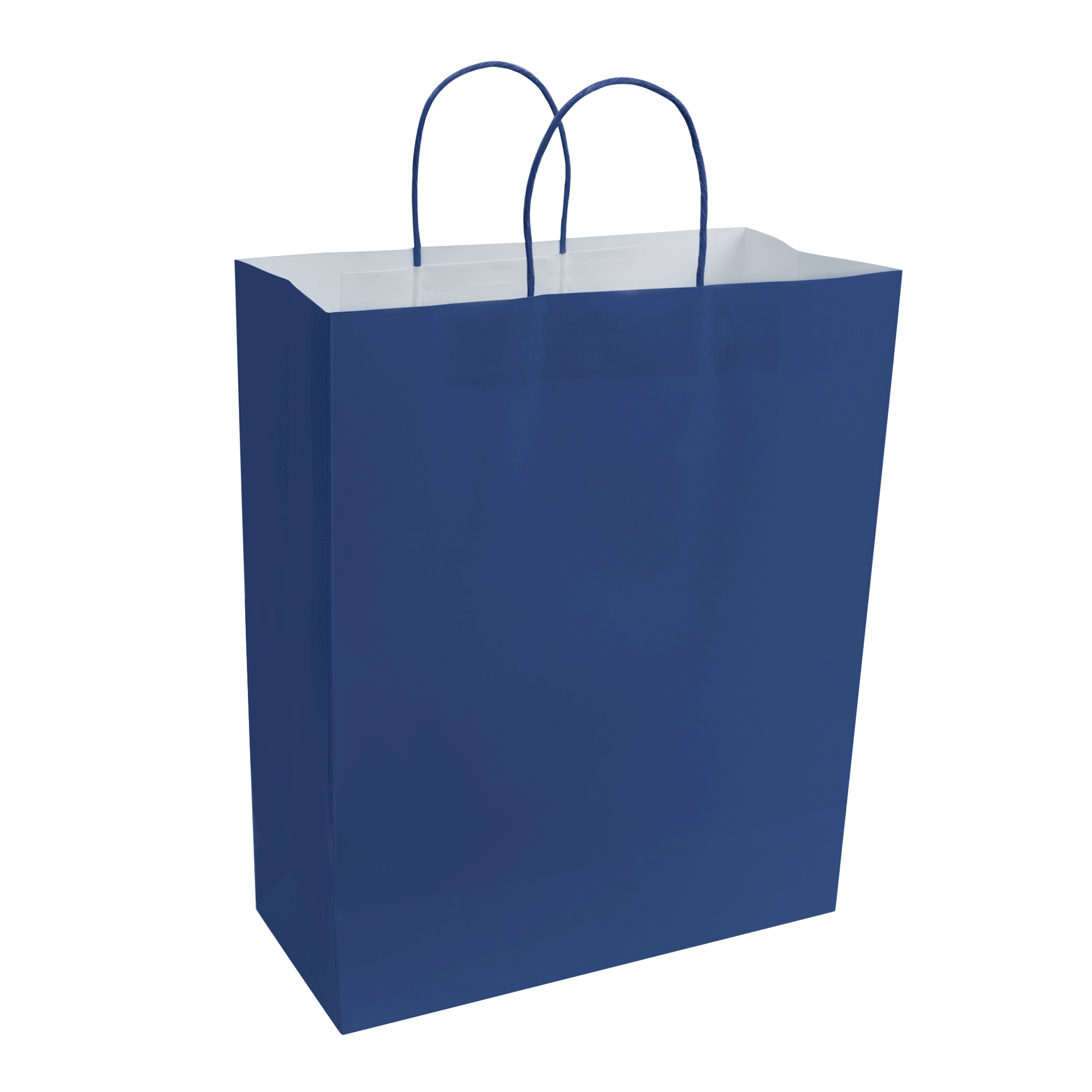 Paper Bags with Handles for Favors & Gifts 15¾" - Royal Blue