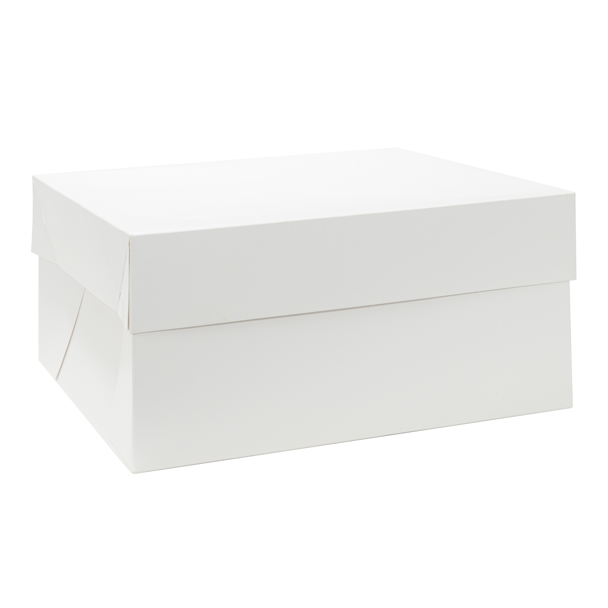 2-Piece Bakery Box With Lid 10" 25pc/pack - White