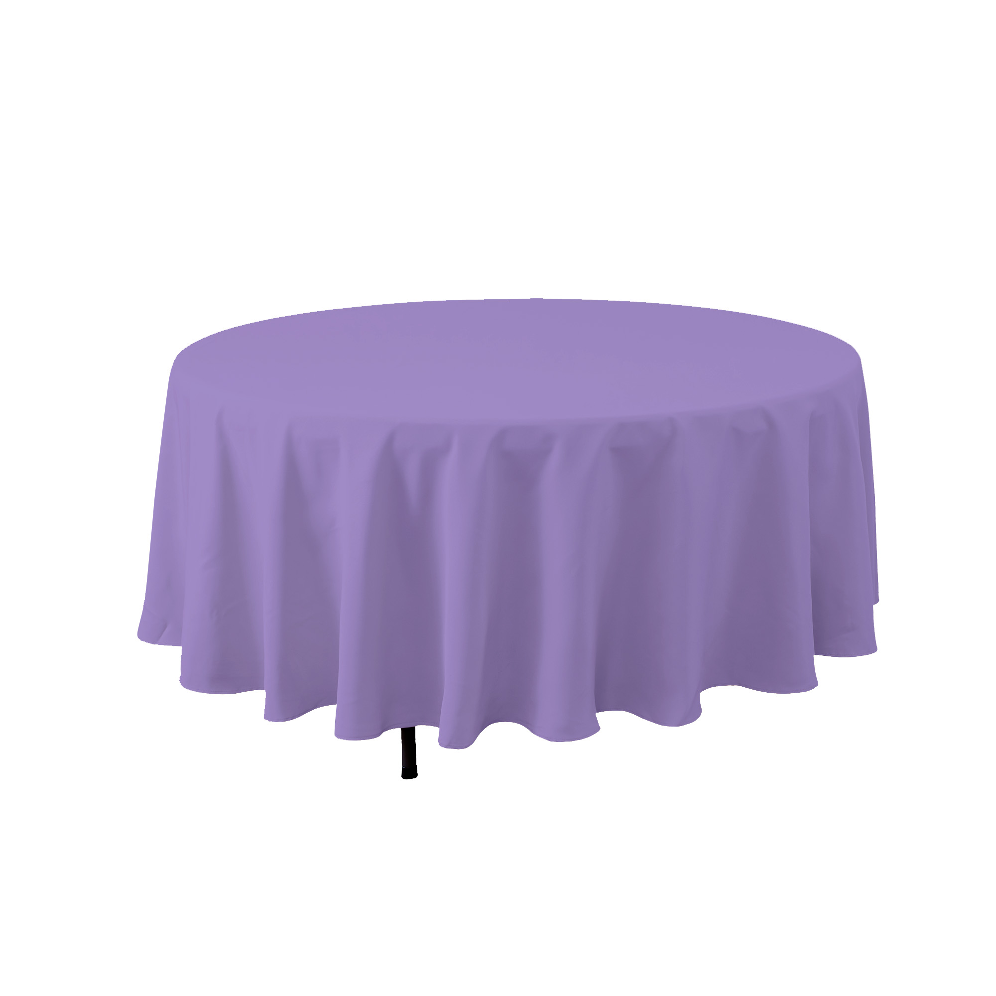 Round Polyester Table Cover 108" - Lavender