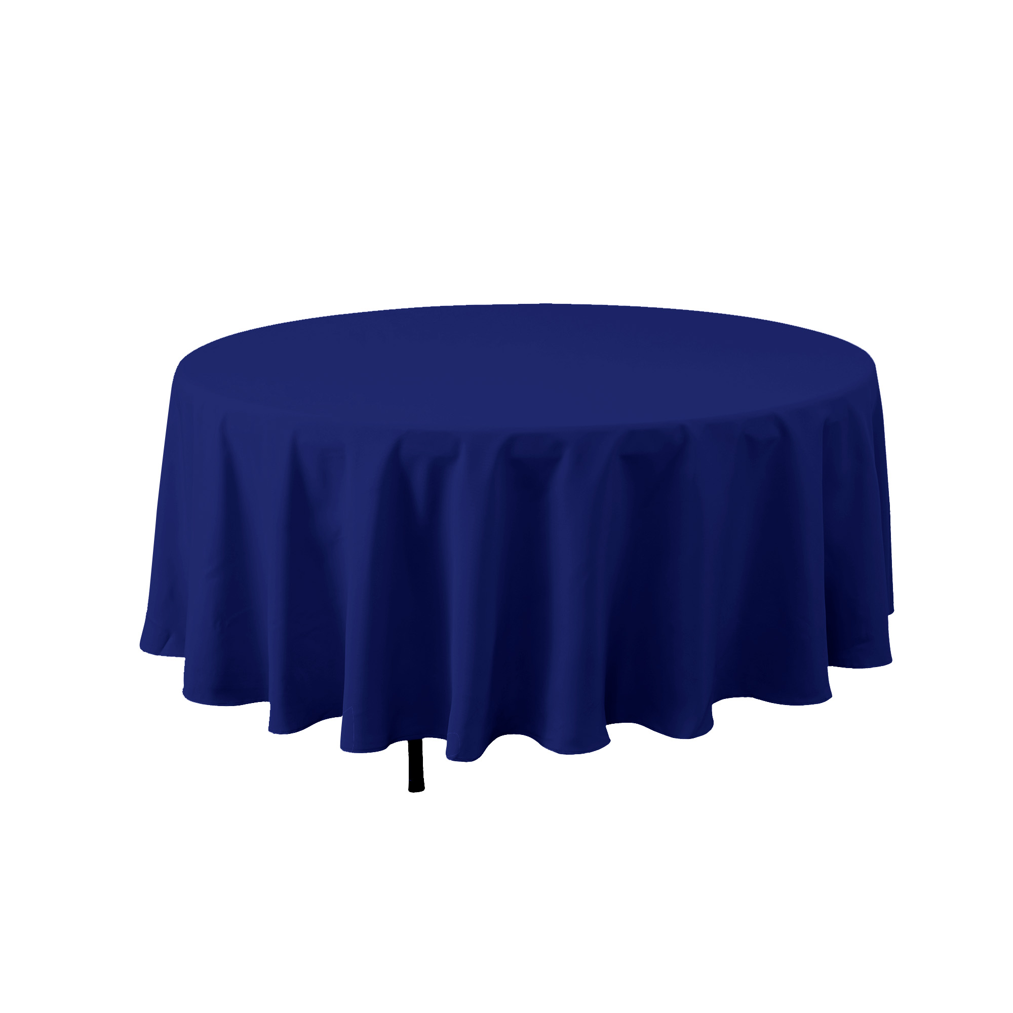 Round Polyester Table Cover 108" - Royal Blue