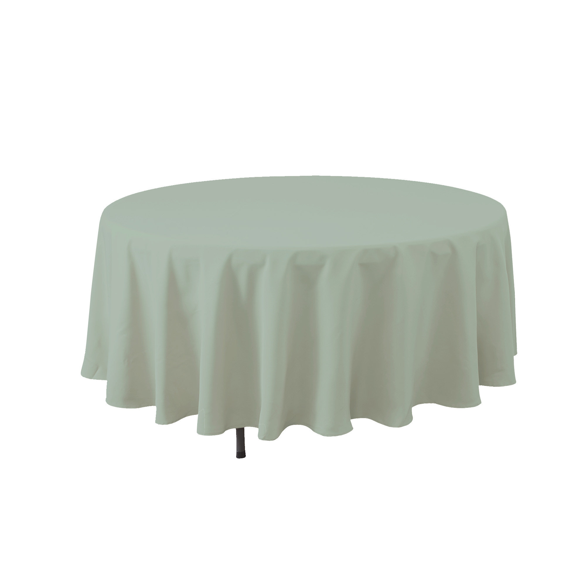 Round Polyester Table Cover 108" - Sage