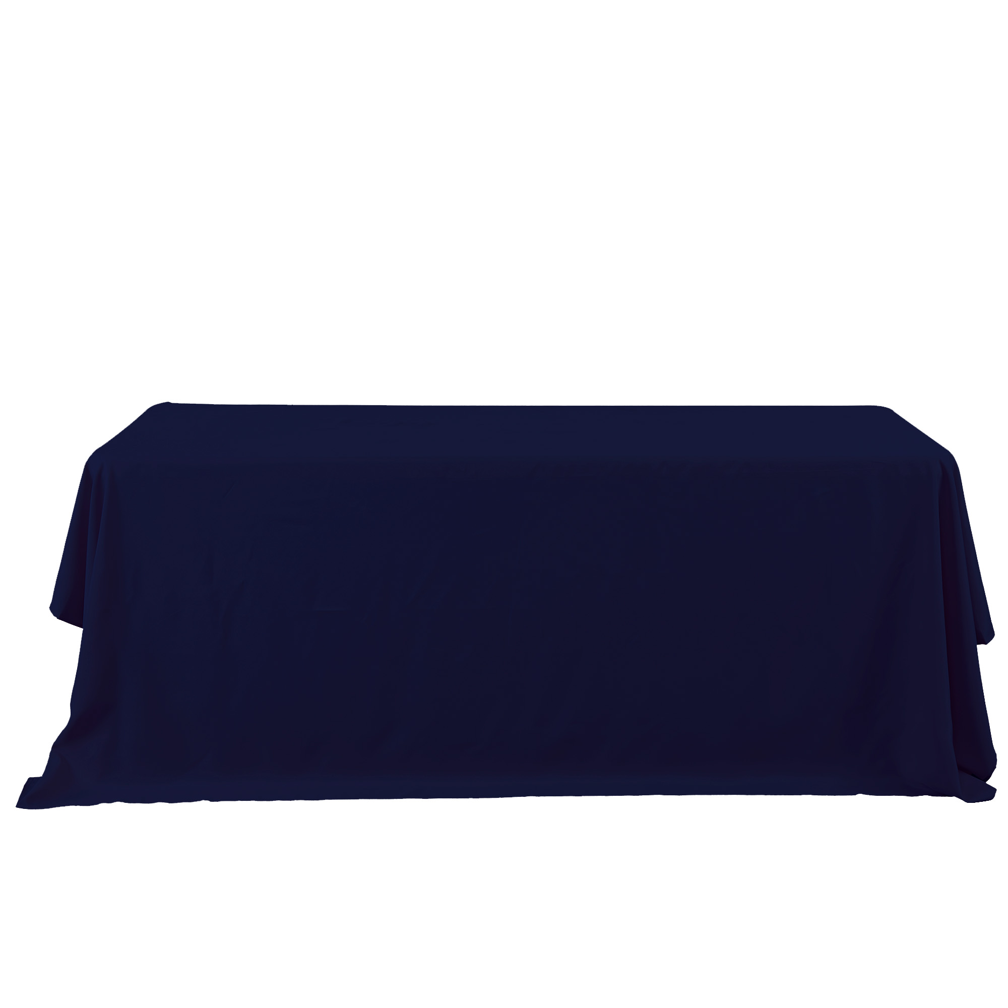 Rectangle Polyester Table Cover 90" x 132" - Navy