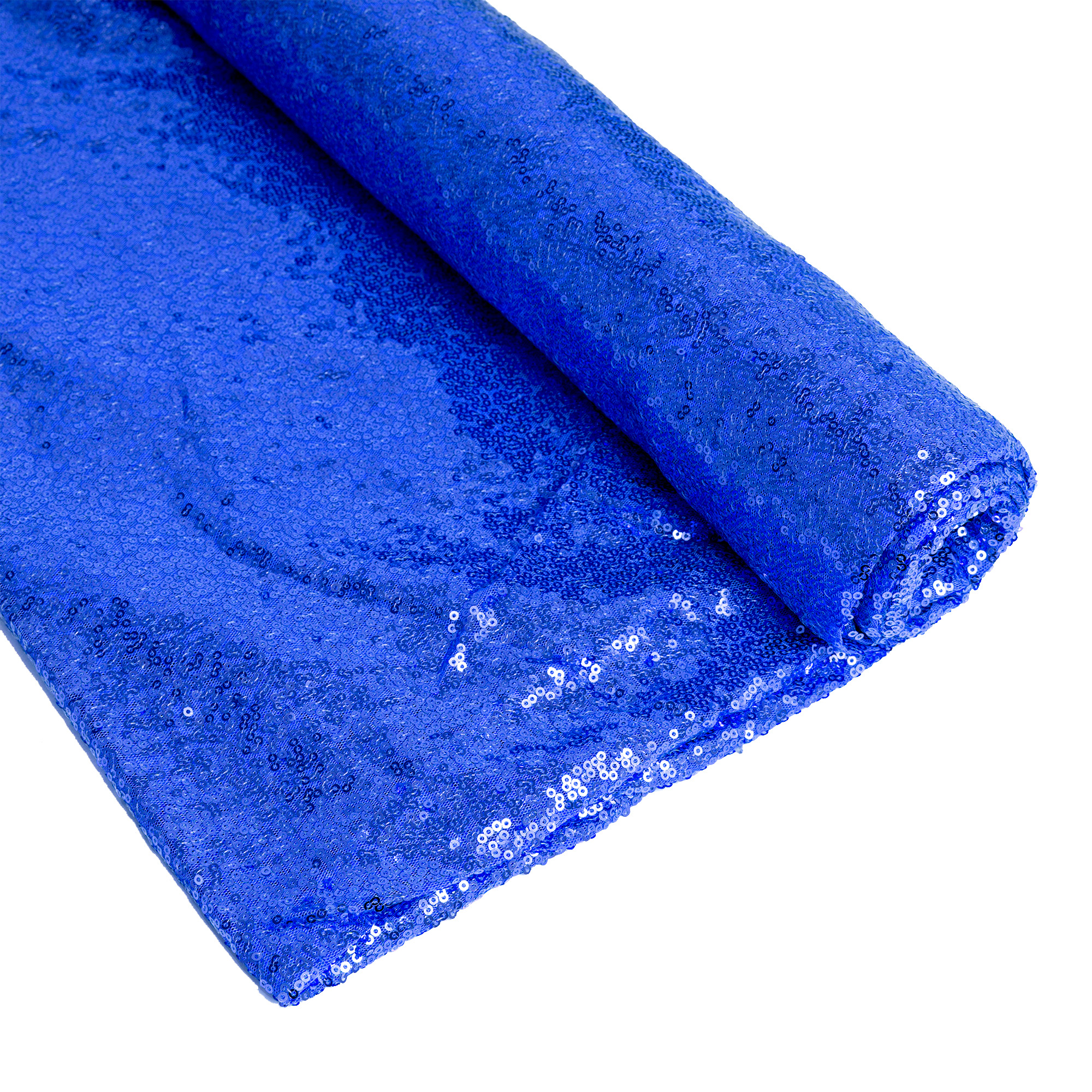 Sequin Fabric 54" x 4yd - Royal Blue