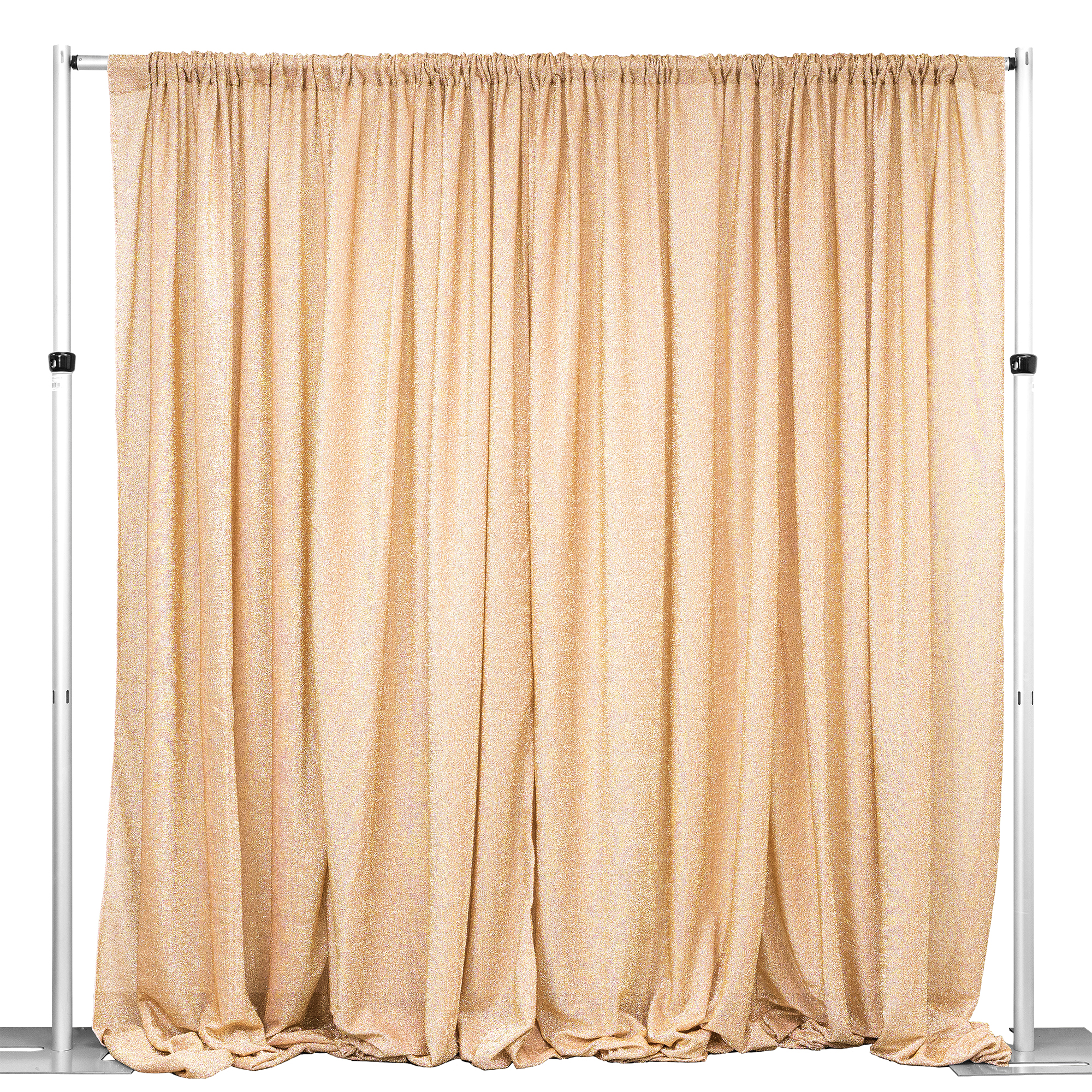 Metallic Spandex Backdrop - Champagne