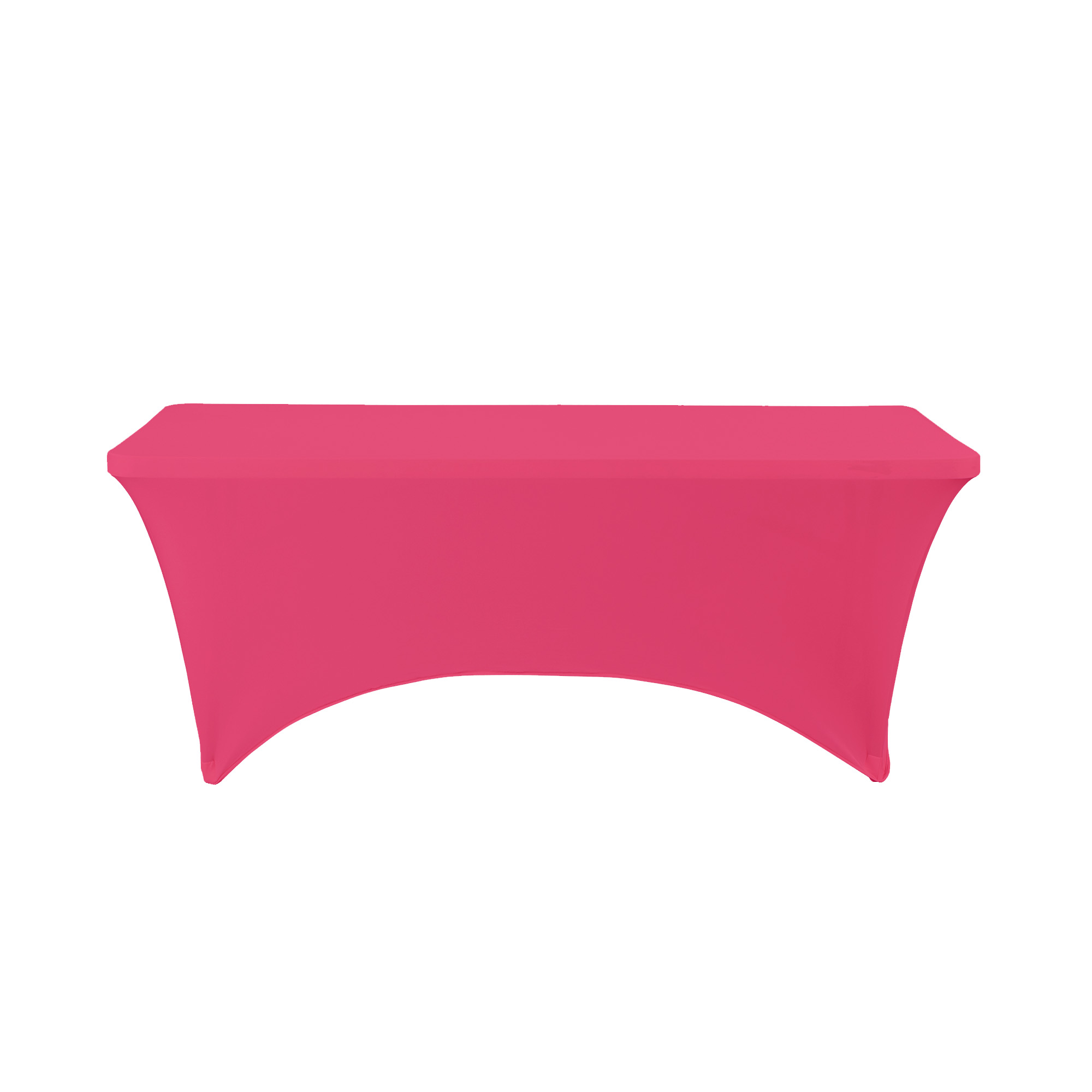 Spandex Rectangle Table Covers 6ft - Magenta