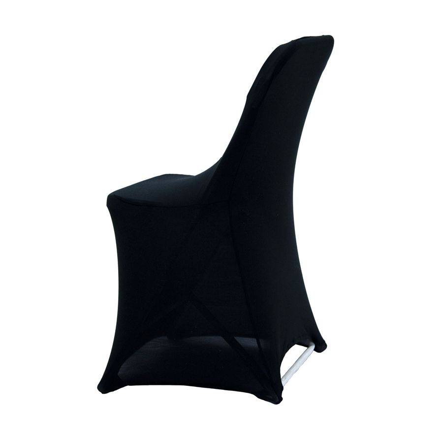 Spandex Folding Chair Cover - Black
