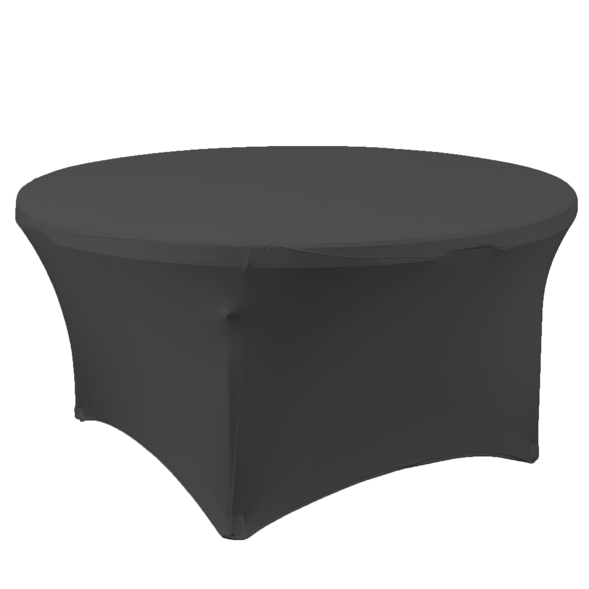 Spandex Round Table Cover 60" - Black