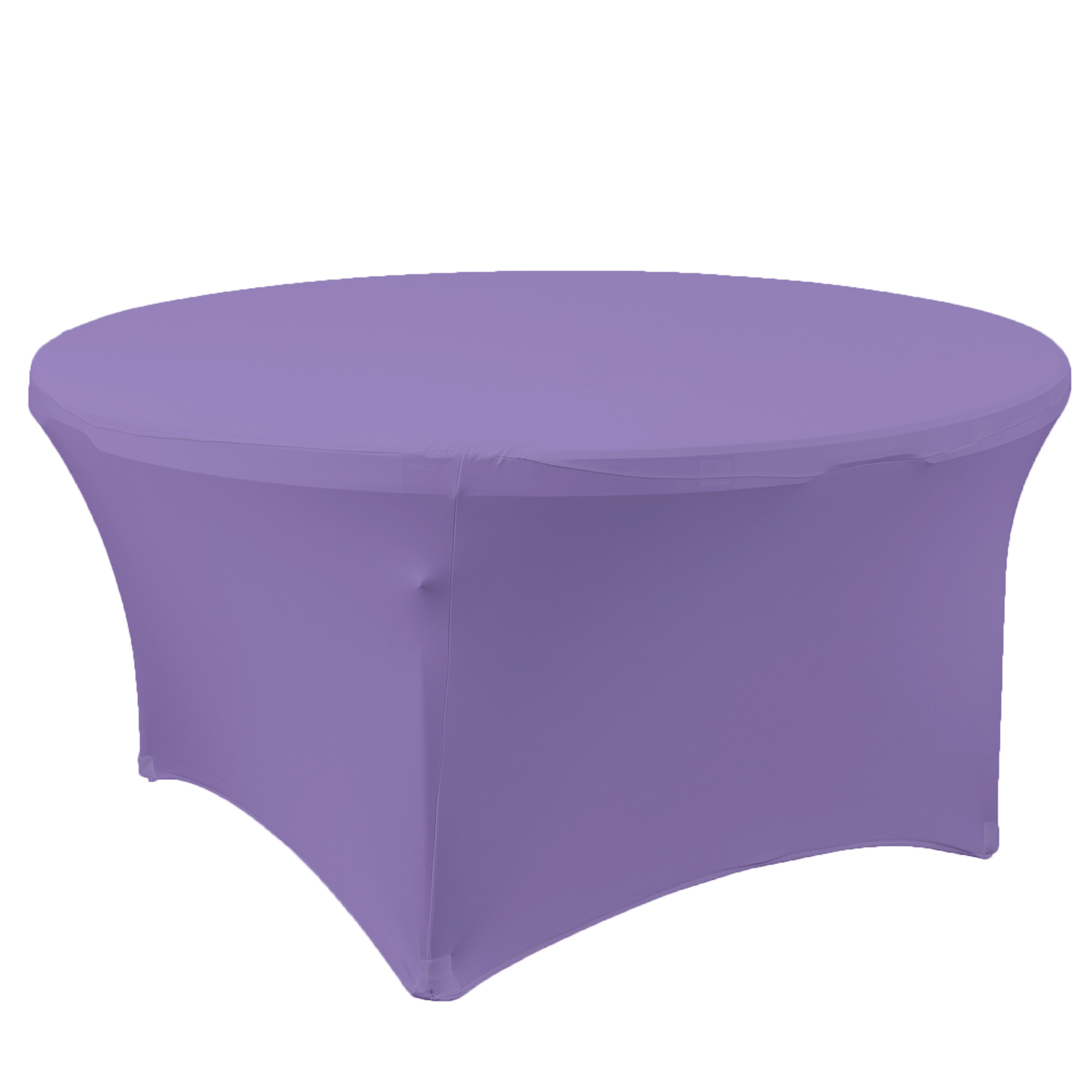 Spandex Round Table Cover 60" - Lavender