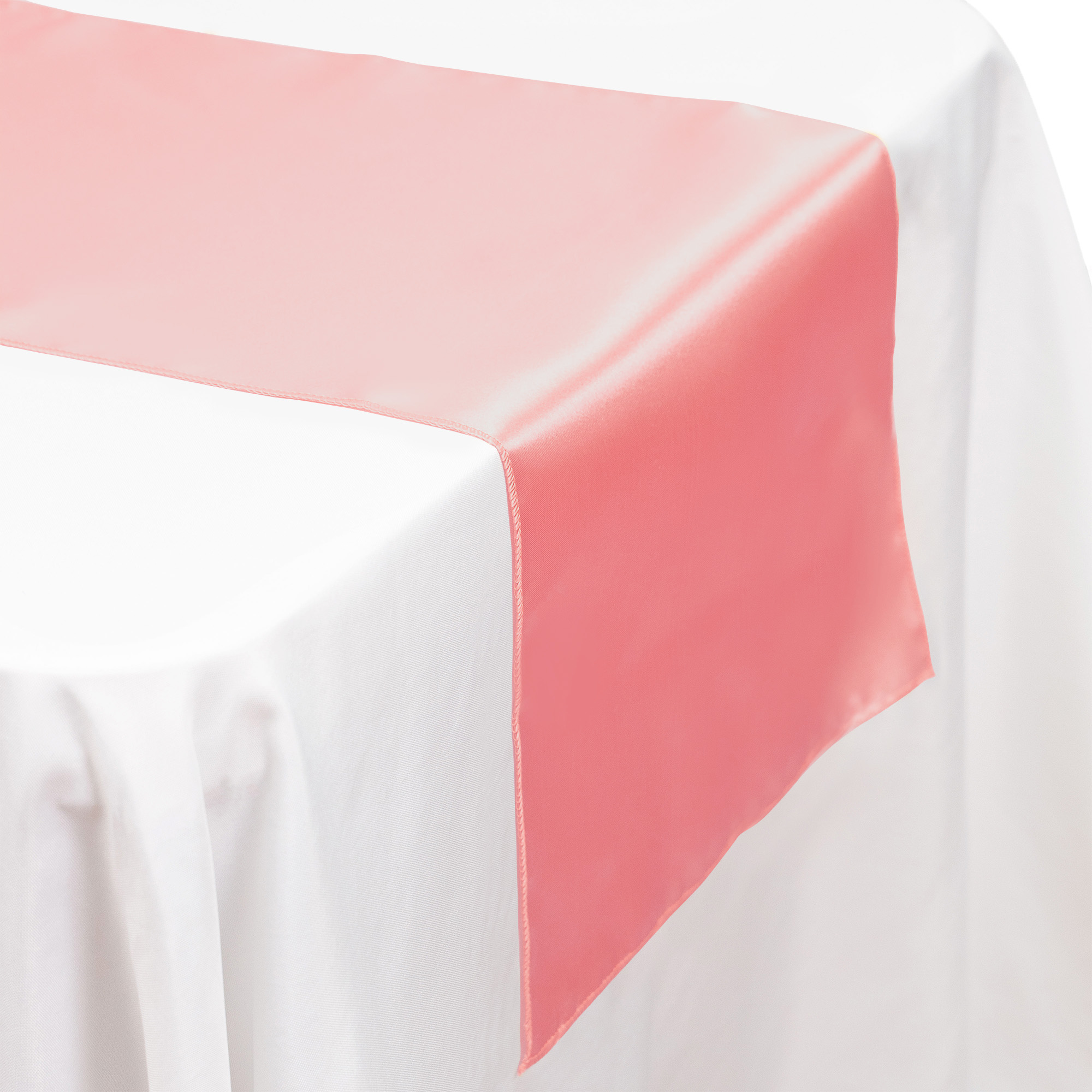 Satin Table Runner 14" x 108" - Pink