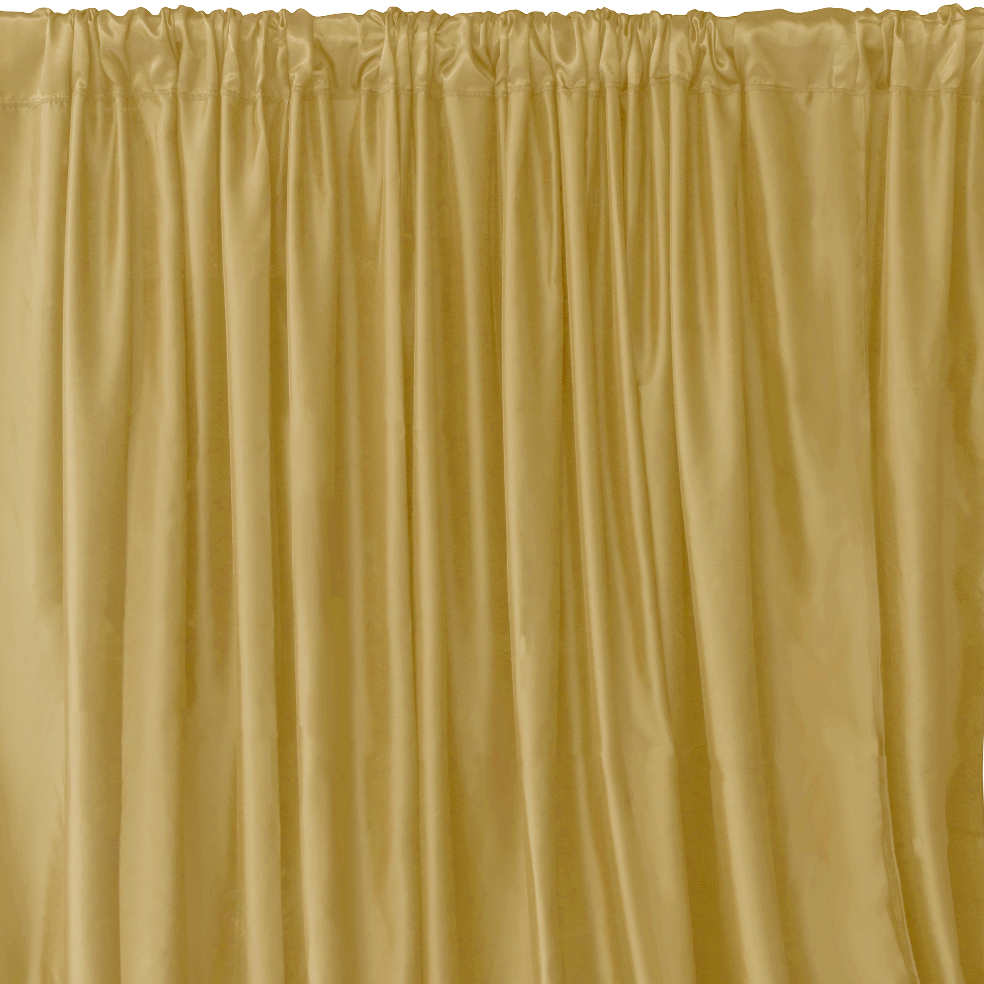 Satin Backdrop 10ft x 10ft - Gold