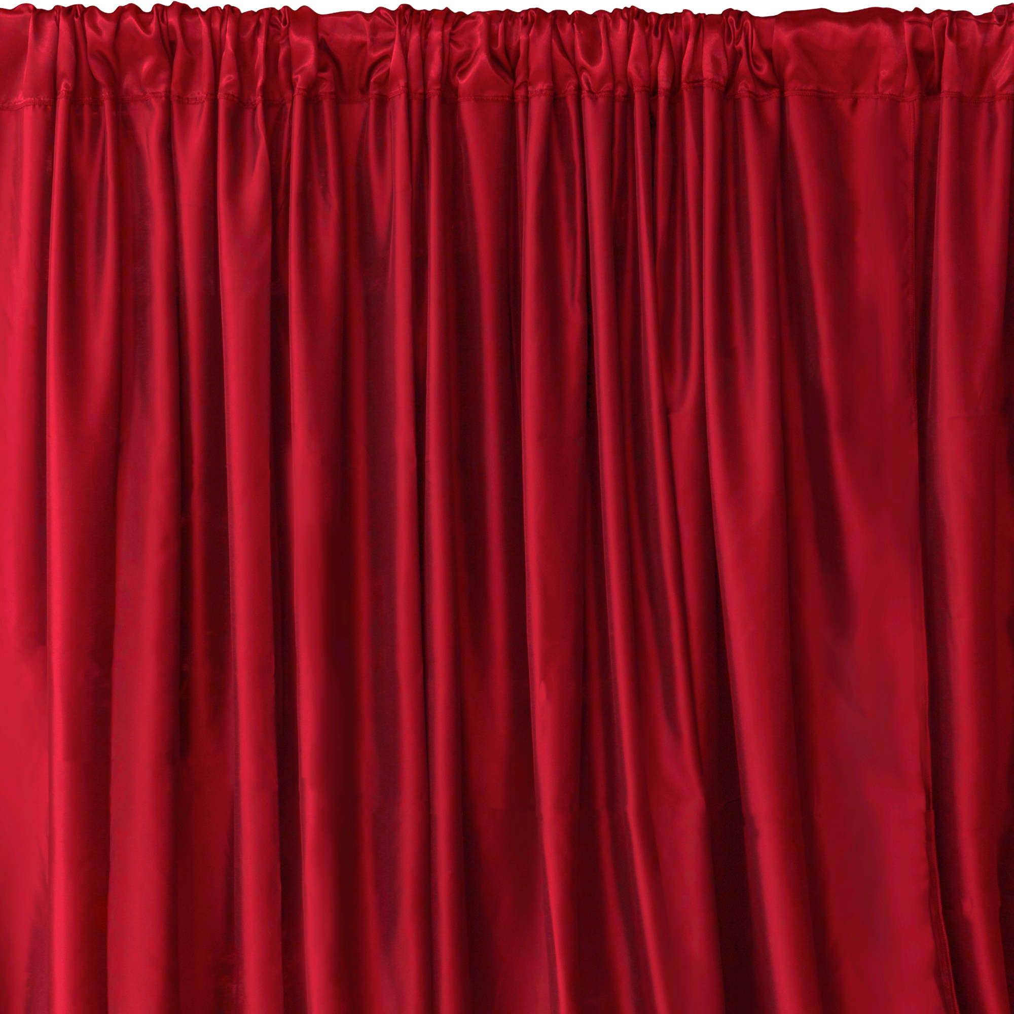Satin Backdrop 10ft x 10ft - Red