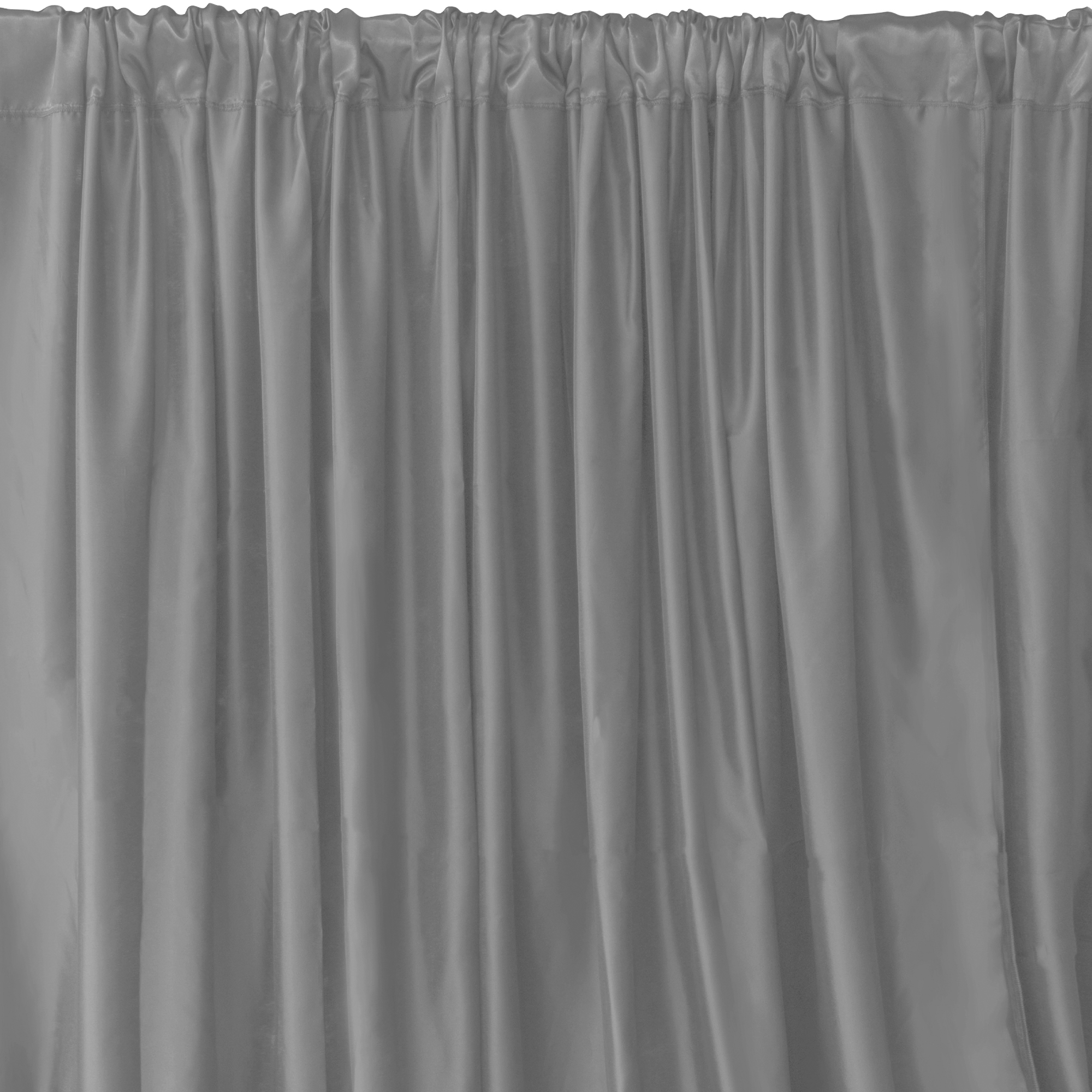 Satin Backdrop 10ft x 10ft - Silver