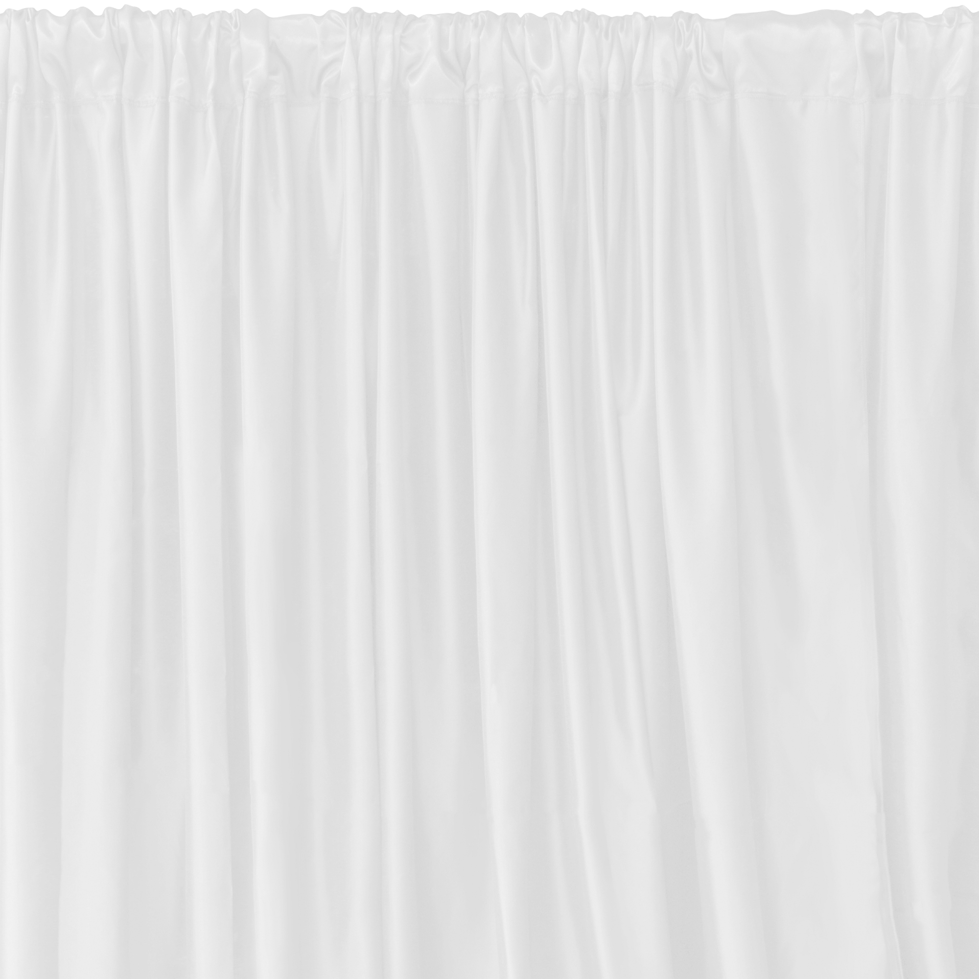 Satin Backdrop 10ft x 10ft - White