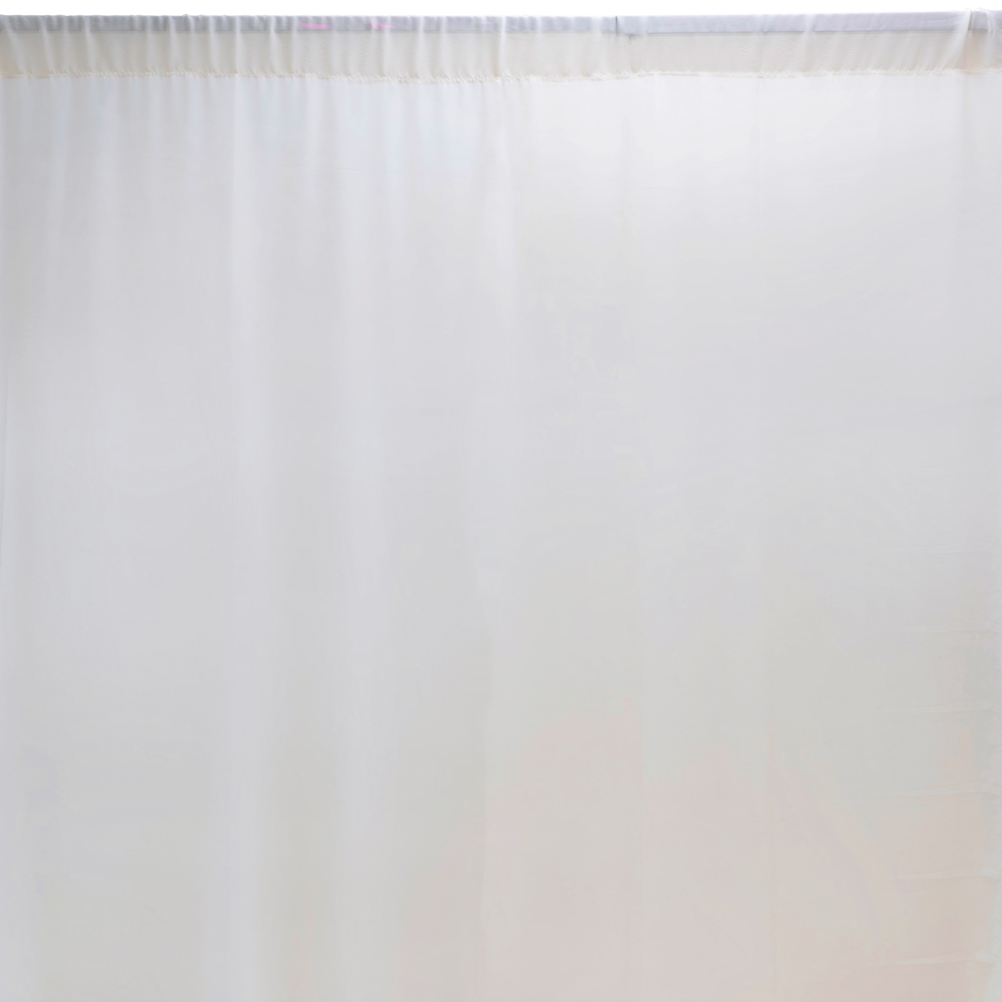 Chiffon Backdrop 5ft x 12ft - Ivory