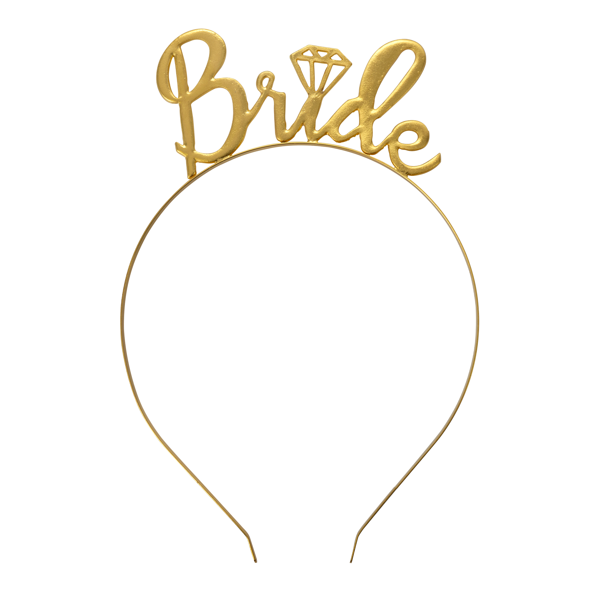 Headband "Bride" 2" - Gold