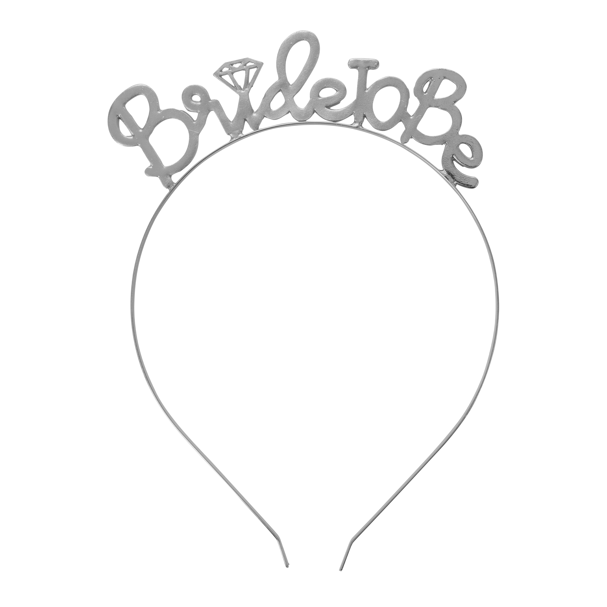 Headband "Bride to be" 2" - Silver