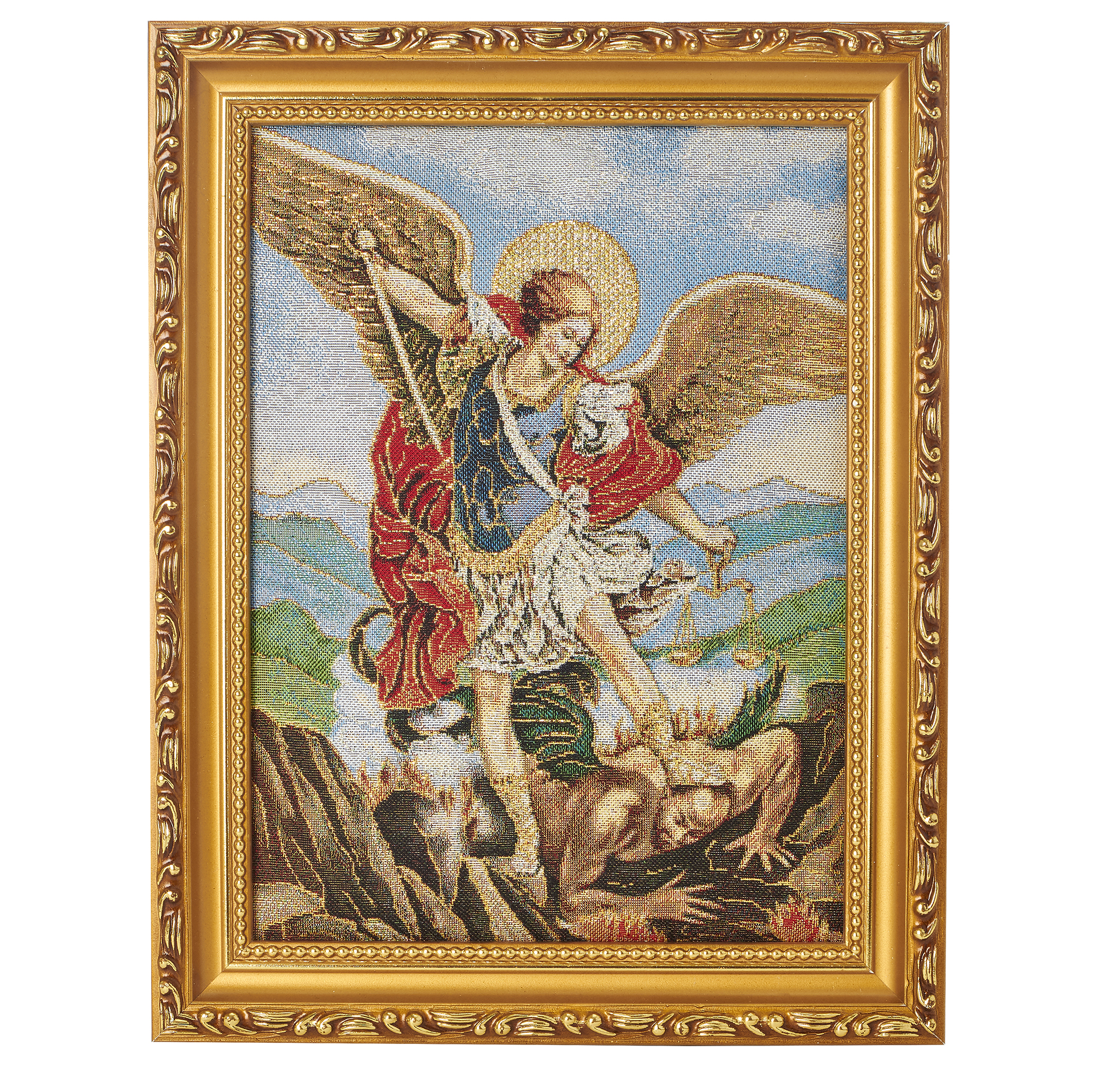 Religious Frame with Picture - SAINT MICHAEL