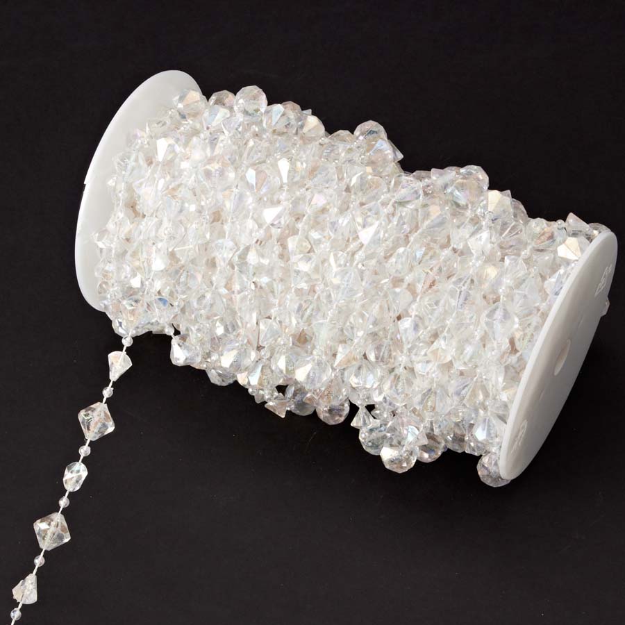 Gemstone Shape Beads in a roll 66ft