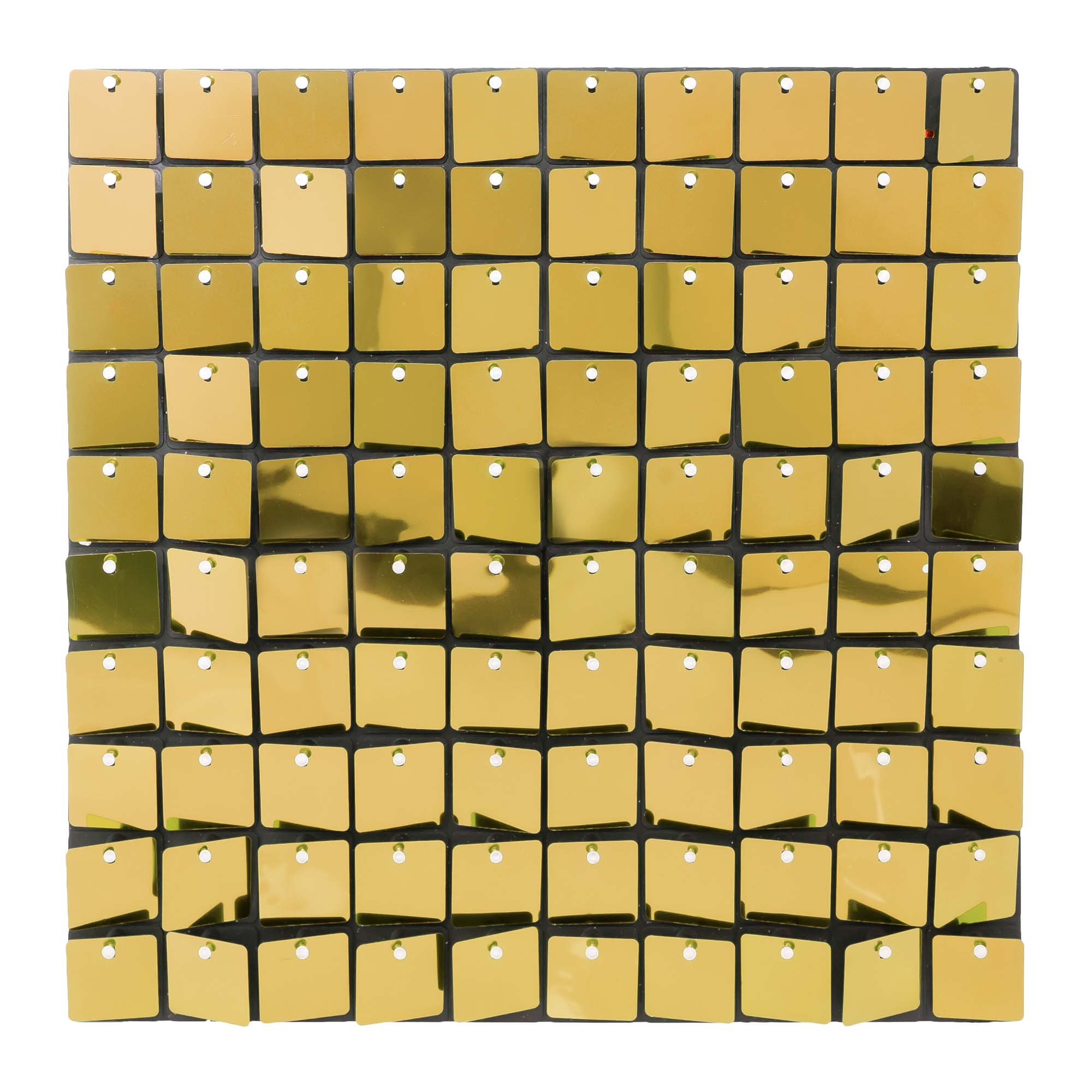 Square Spangle Wall Décor - Gold
