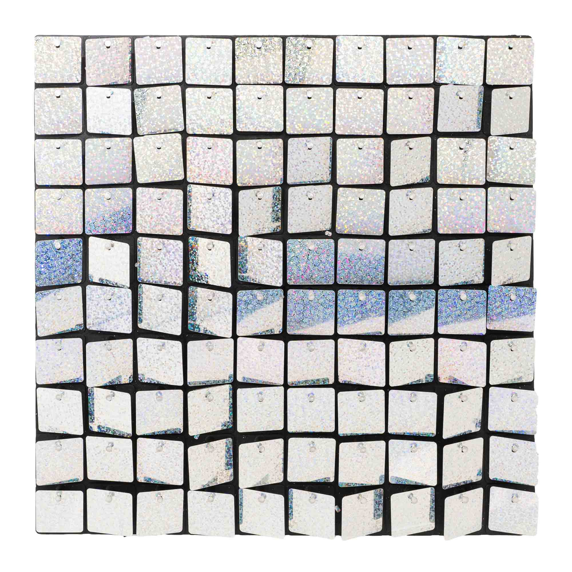 Square Spangle Wall Décor - Glitter Holographic