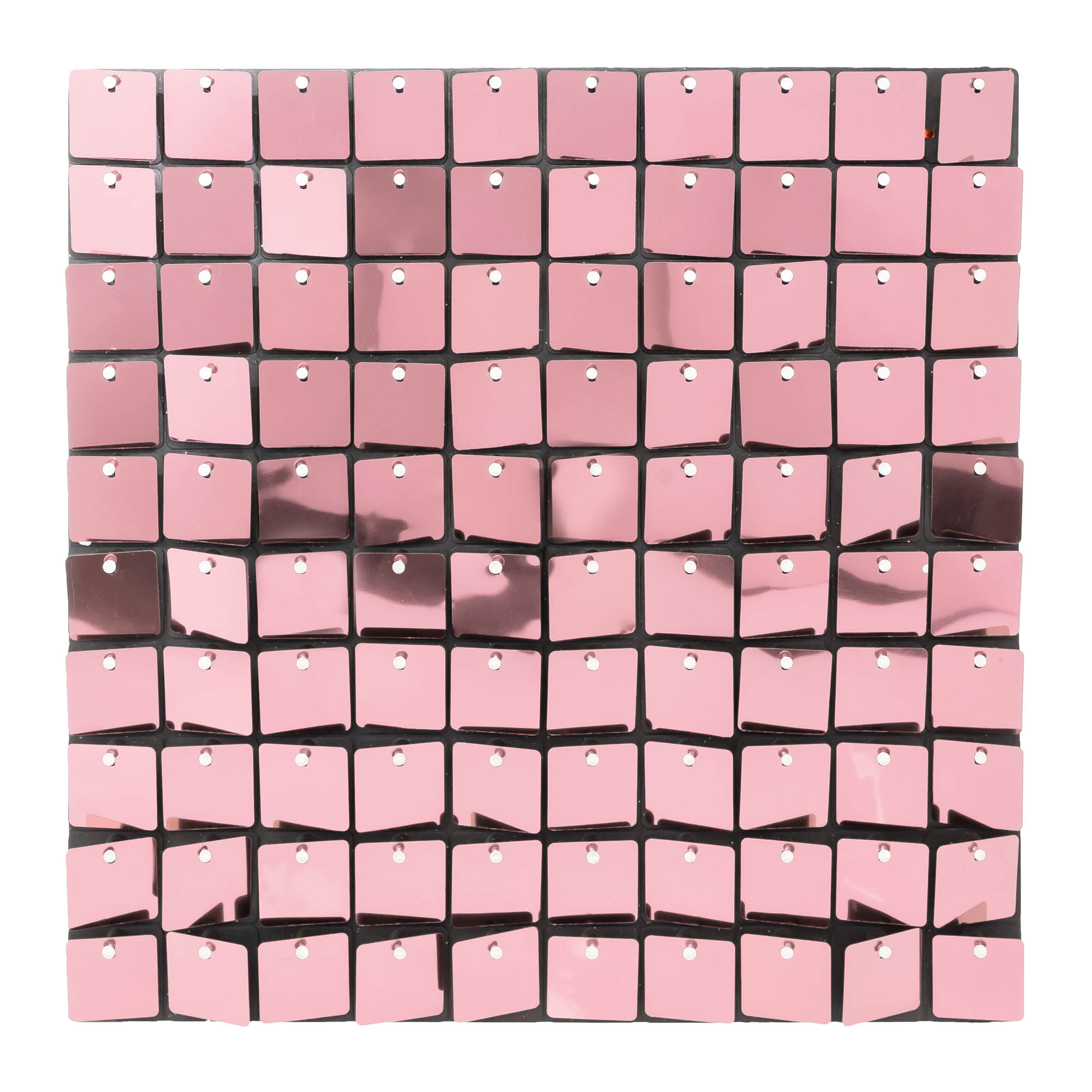 Square Spangle Wall Décor - Pink