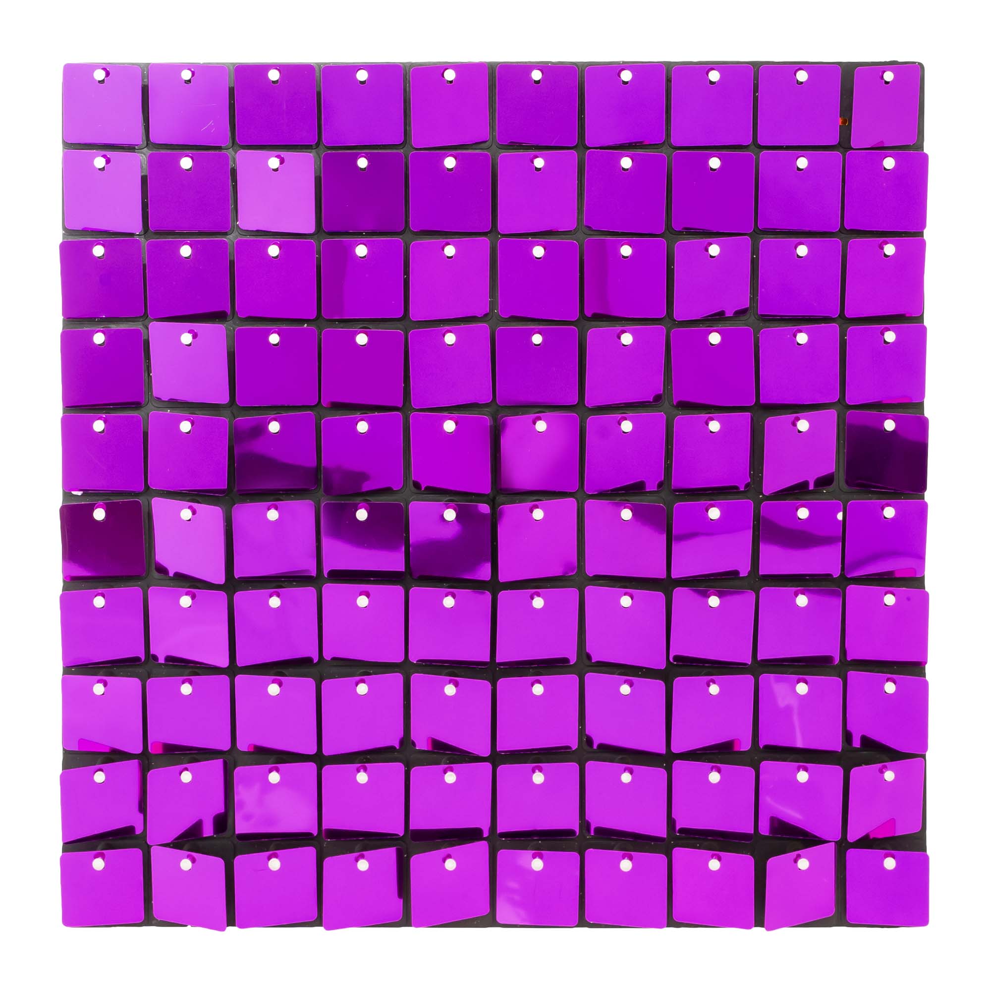 Square Spangle Wall Décor - Purple