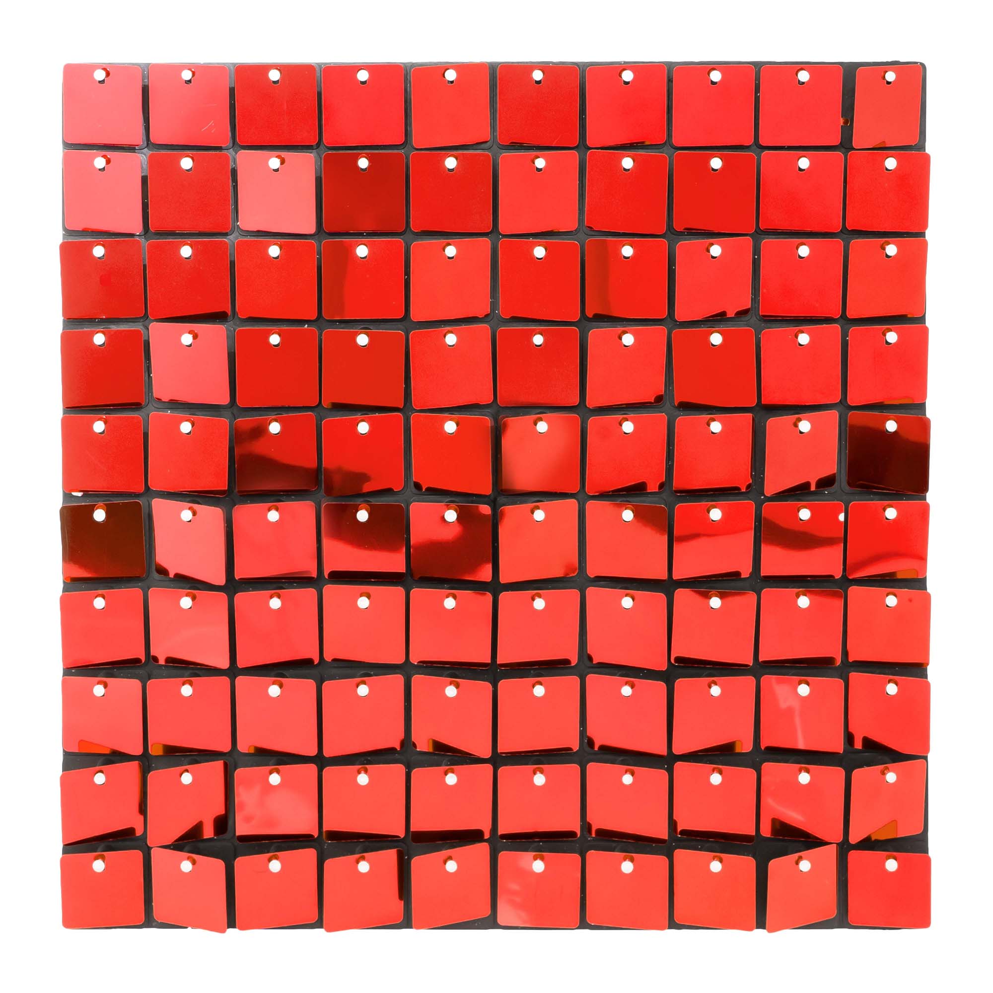 Square Spangle Wall Décor - Red