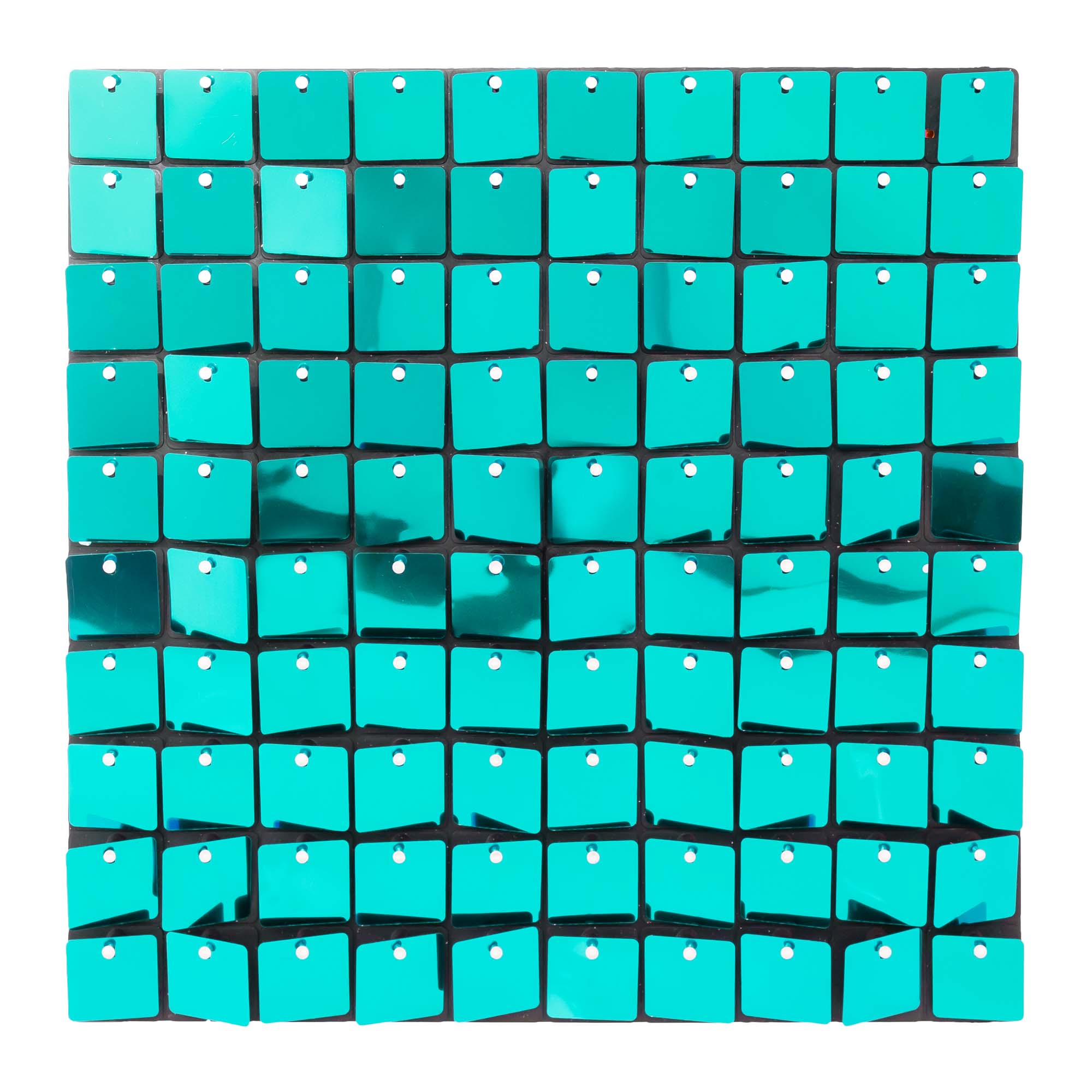 Square Spangle Wall Décor - Turquoise