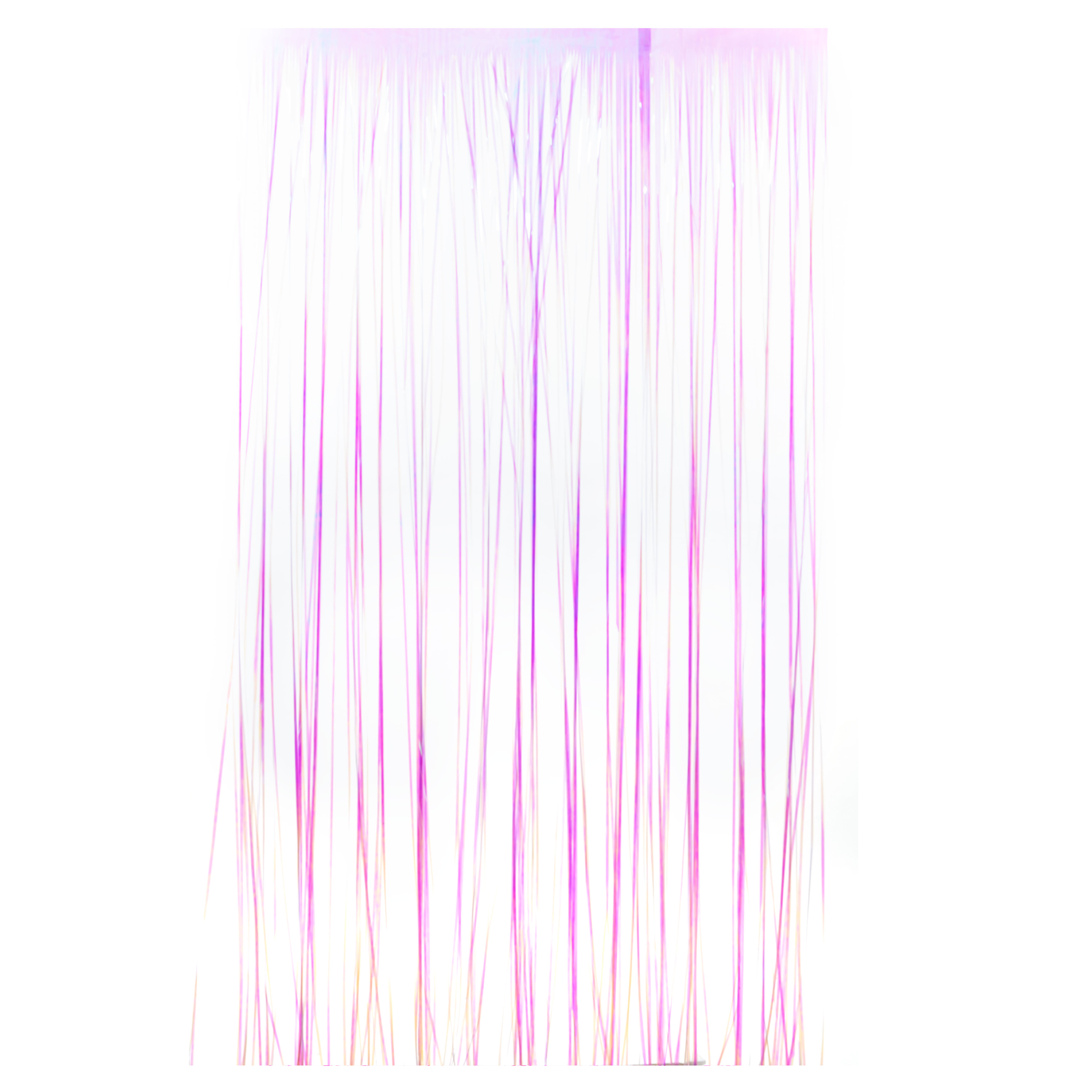 Iridescent Fringe Curtain 96" - Purple