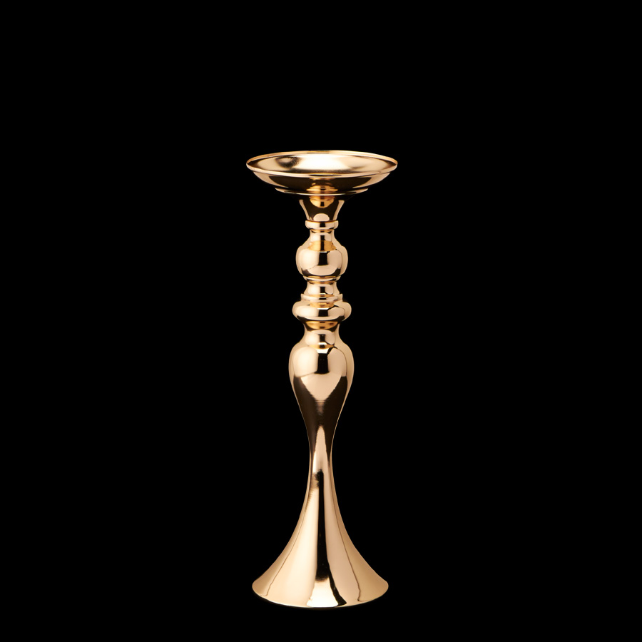 Mermaid Floral Stand Riser 14¾" - Gold