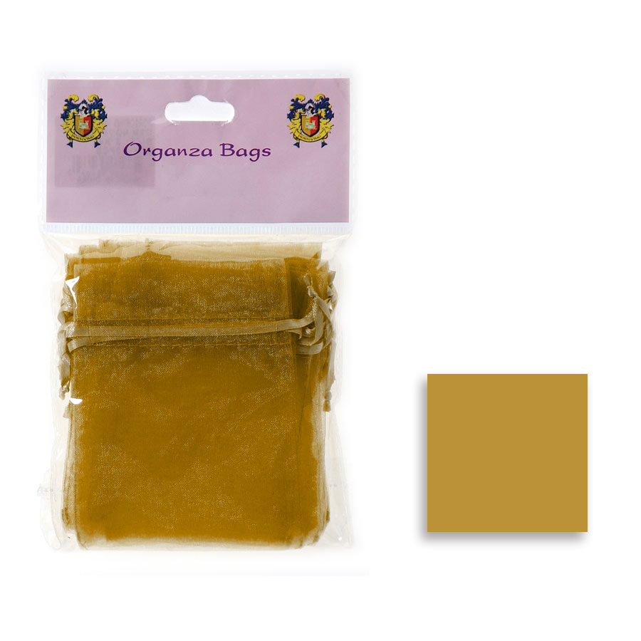 Organza Sheer Bags 3" x 4" - 12pcs Pack