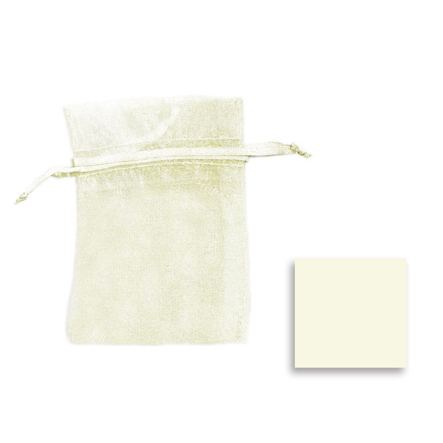 Organza Sheer Bags 3" x 4" - 12pcs Pack