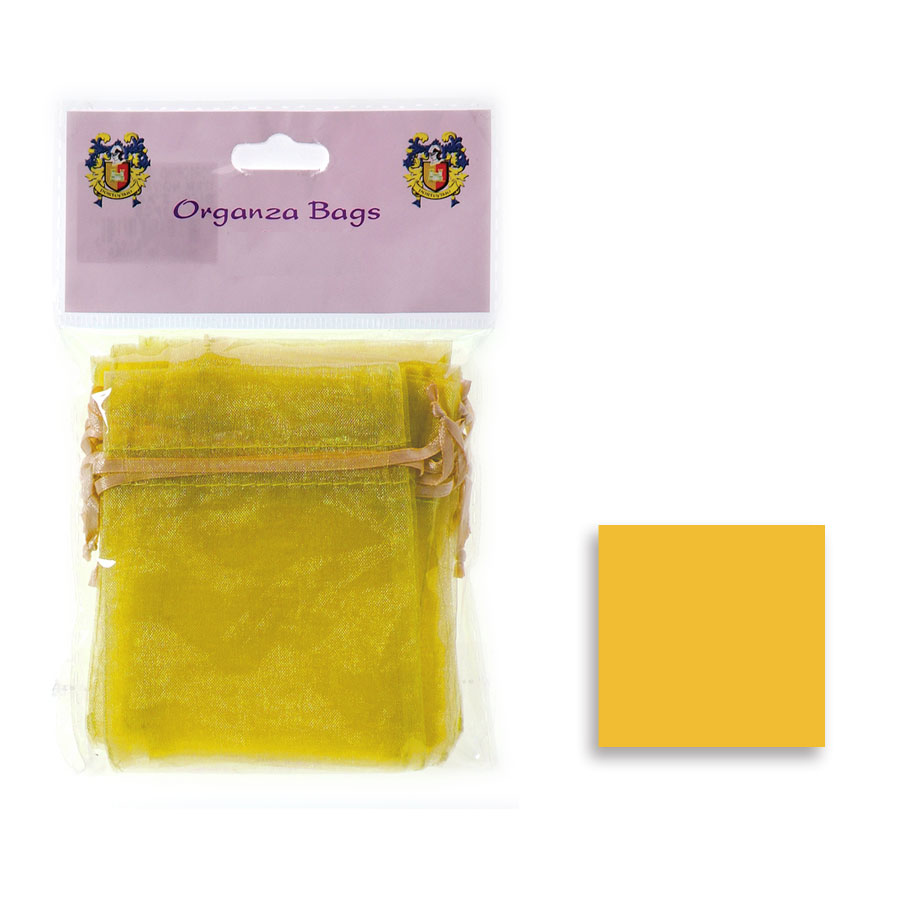 Organza Sheer Bags 3" x 4" - 12pcs Pack