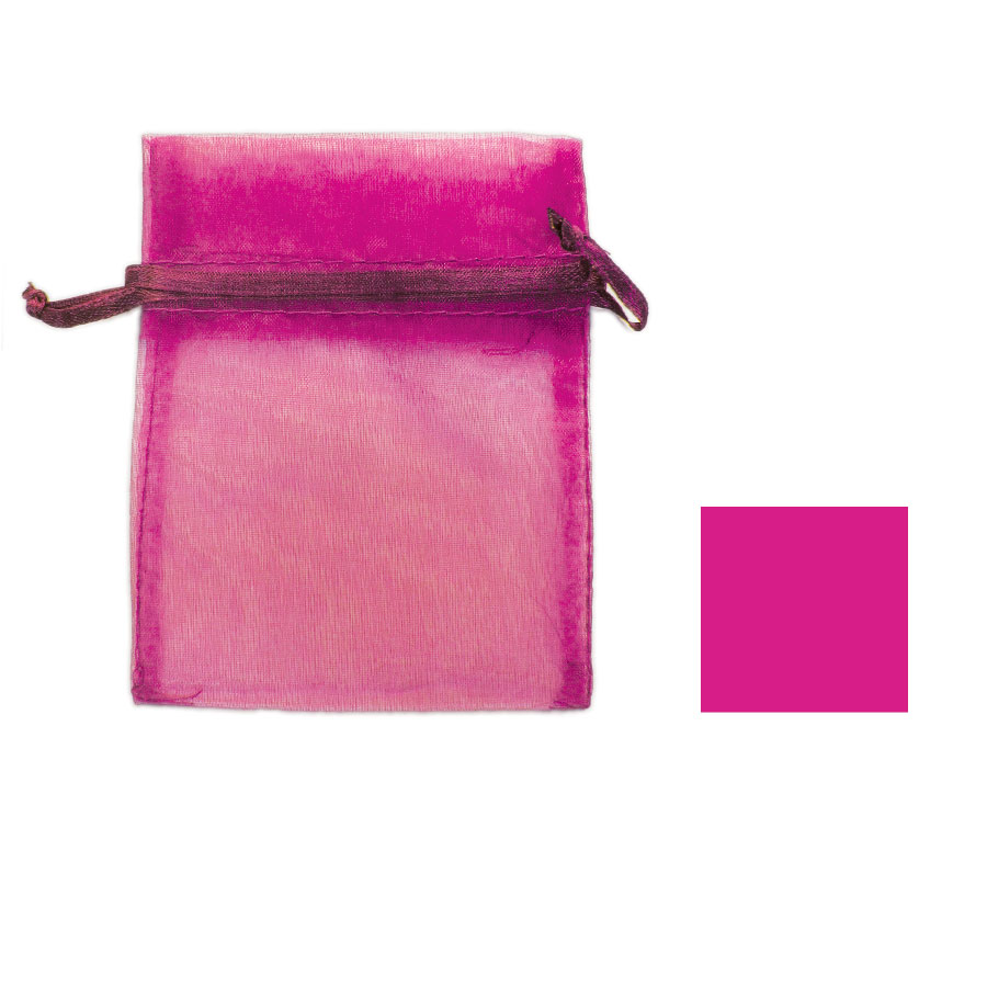 Organza Sheer Bags 4" x 5"  - 12pcs Pack